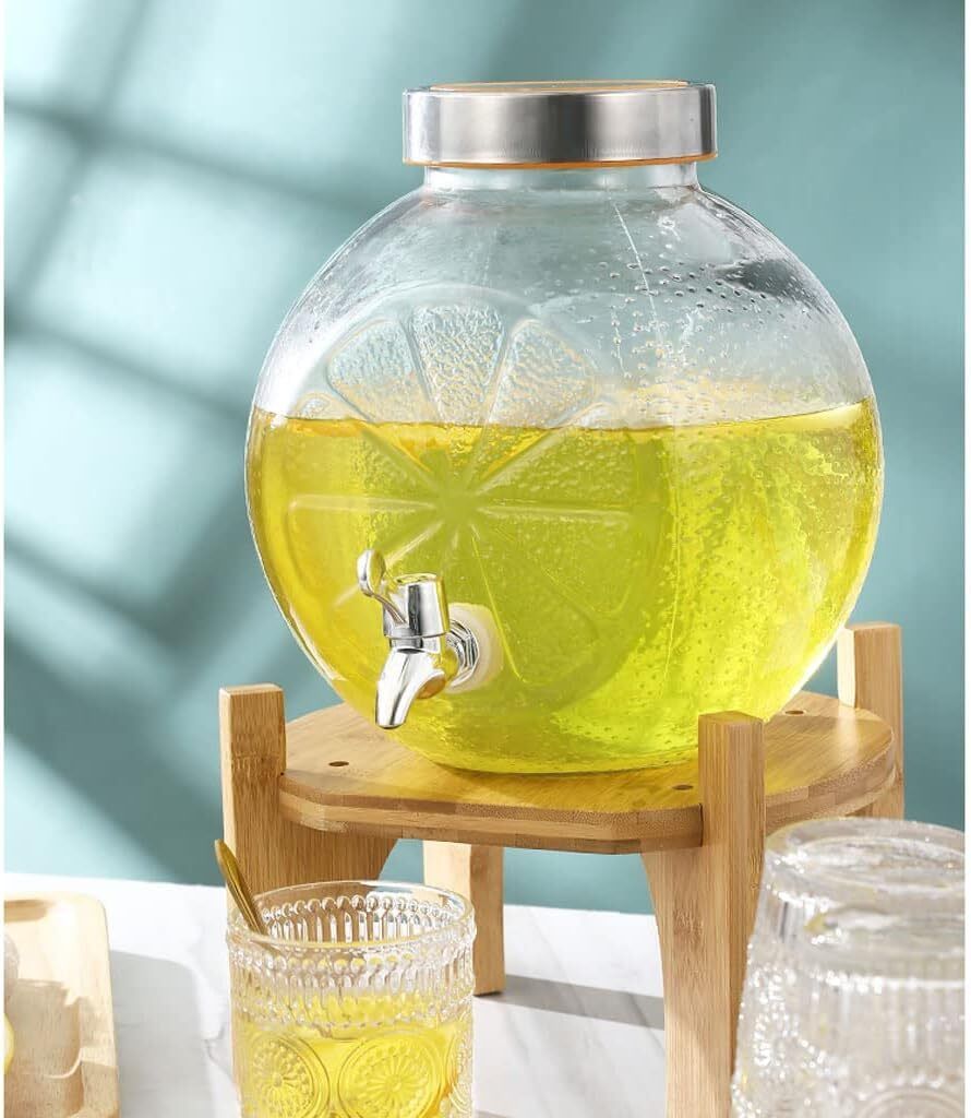 mevanta 5 L Glass Table Top Manual Water Dispenser-picture-0