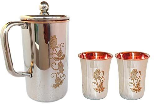 raghav 1.6 L Copper, Stainless Steel Water Jug-picture-17