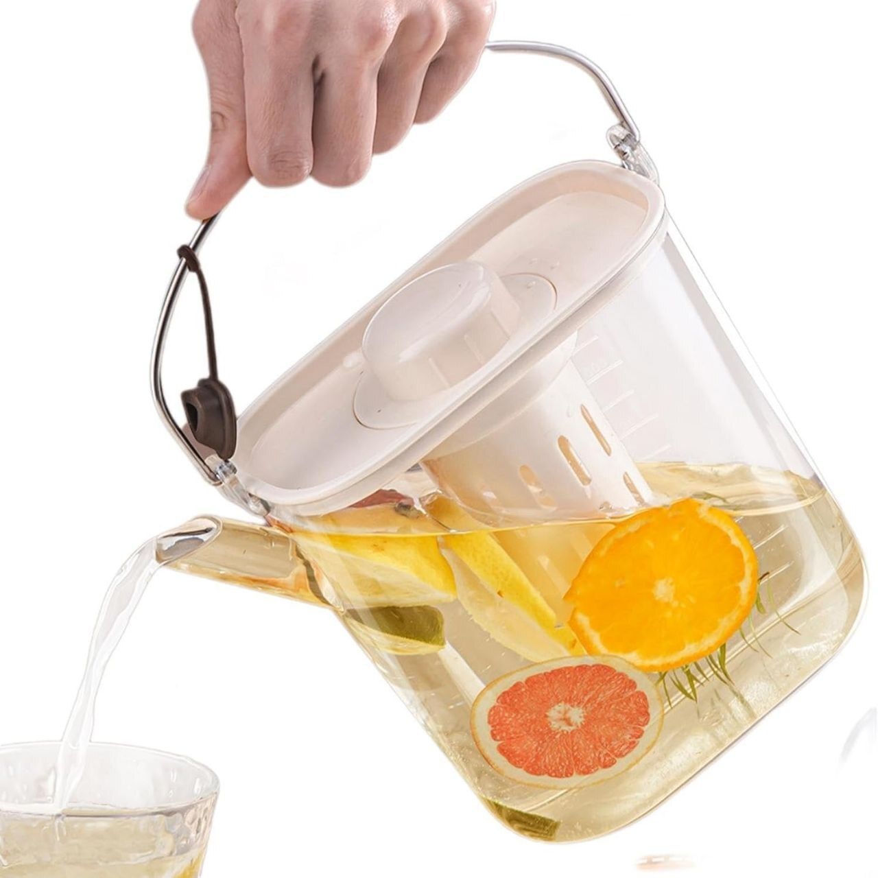 Drink Container with Filter and Tap for Fridge Juice Water Dispenser Bottled Water Dispenser-image-37