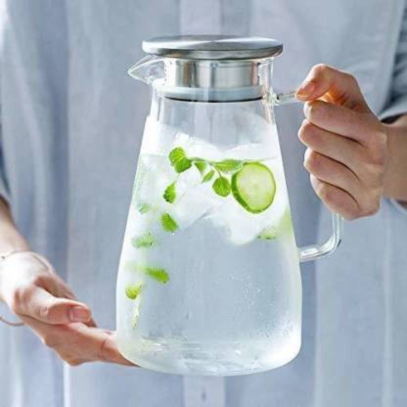 t r creation 1.8 L Glass Water Jug-picture-24