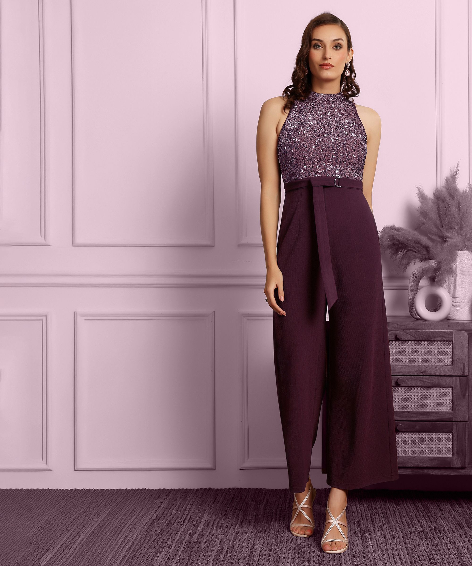 miss chase Embellished Women Jumpsuit-picture-18