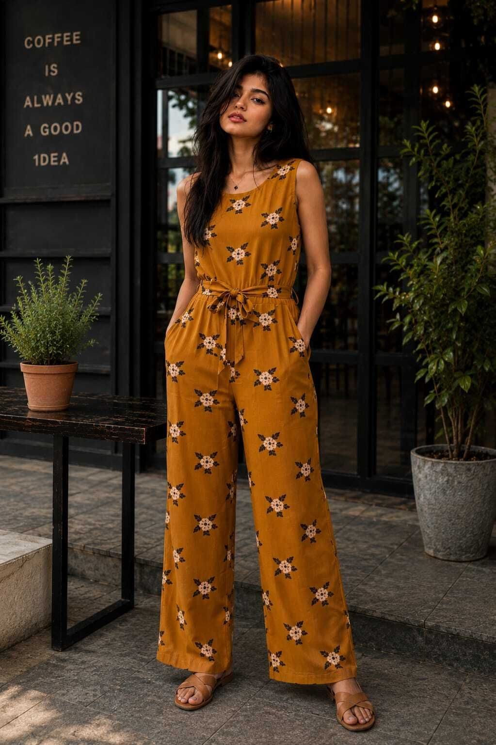 Abstract Women Jumpsuit-image-8