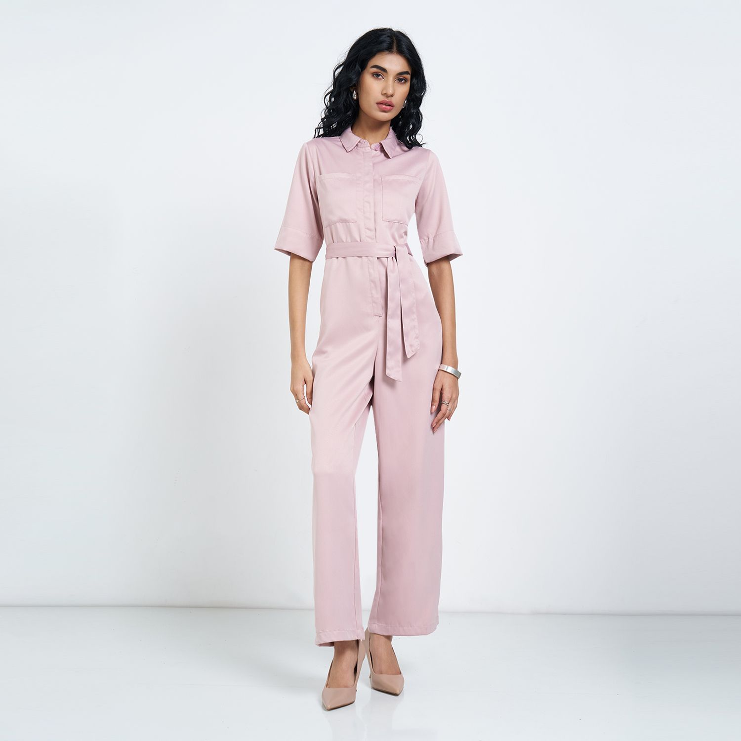 annabelle by pantaloons Solid Women Jumpsuit-picture-11