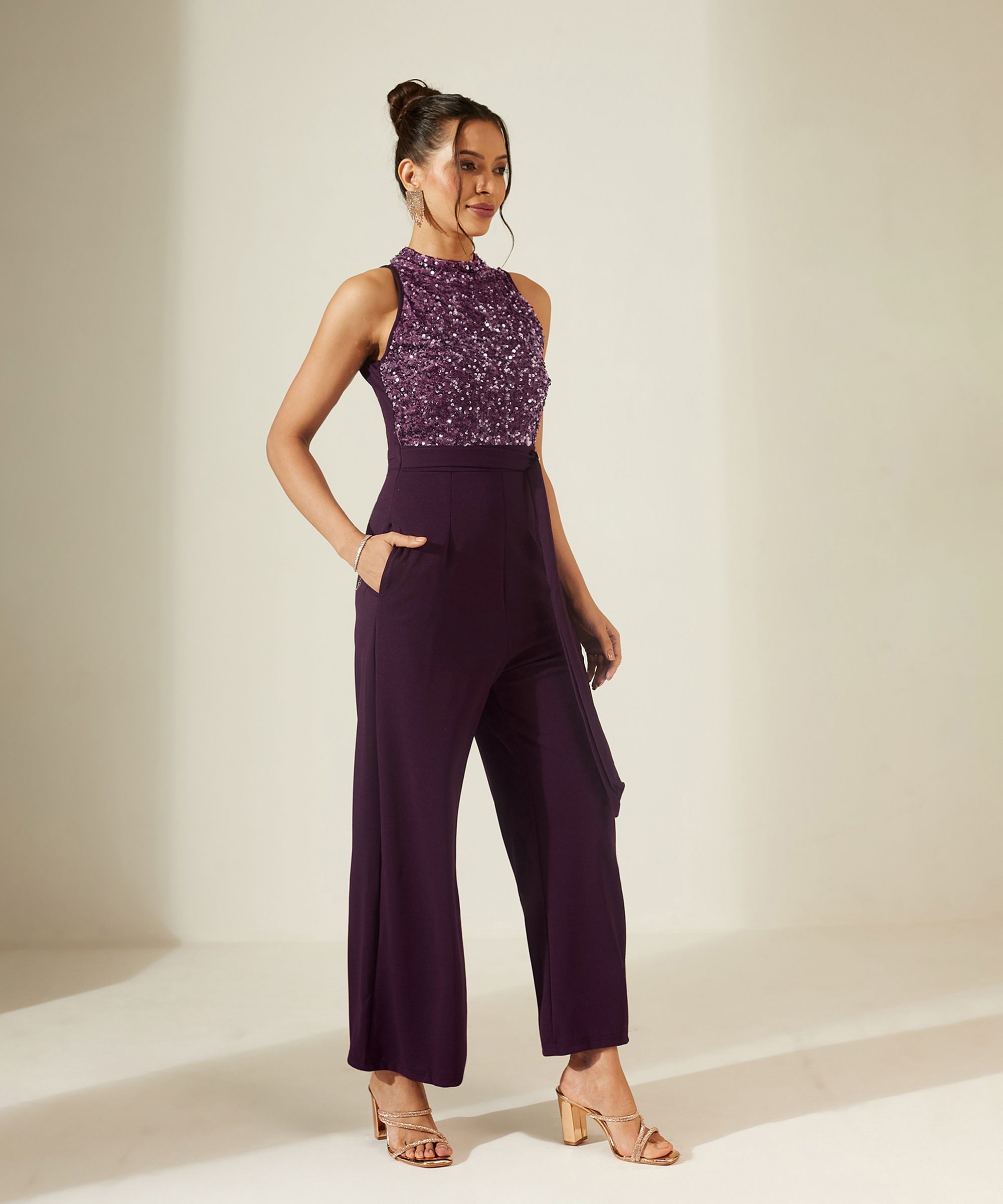 miss chase Embellished Women Jumpsuit-picture-36