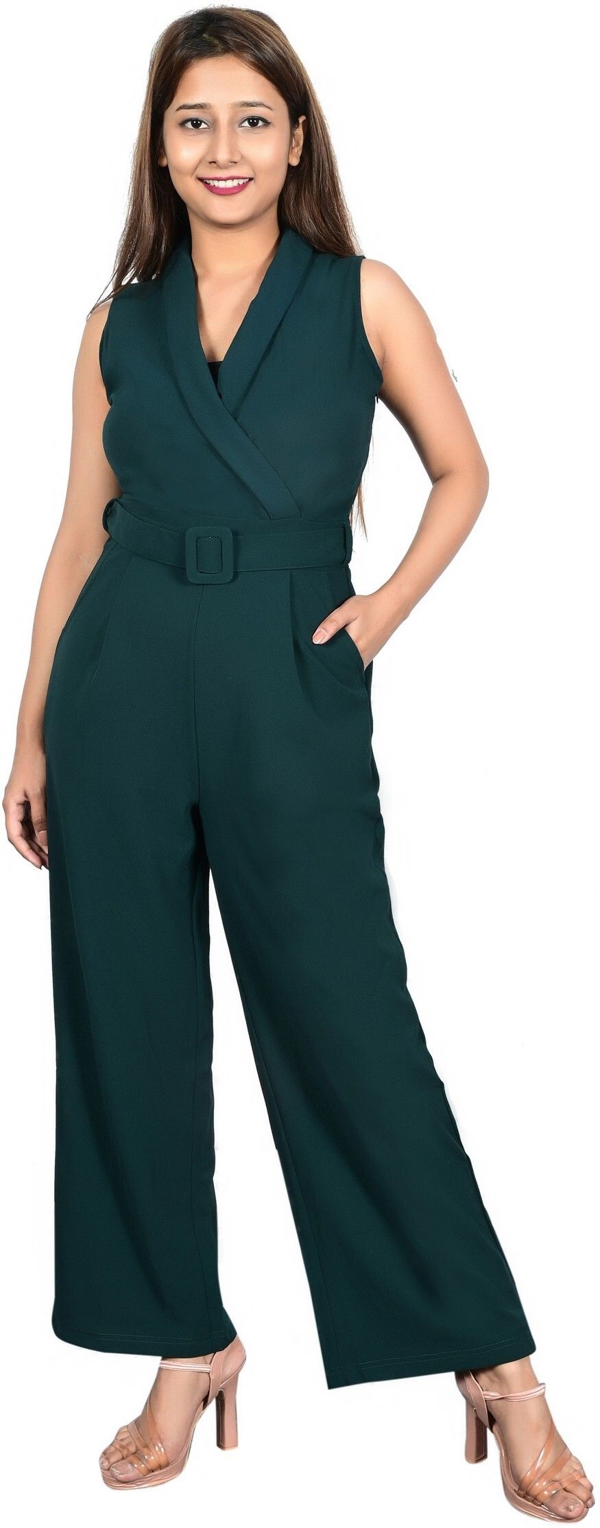 Solid Women Jumpsuit