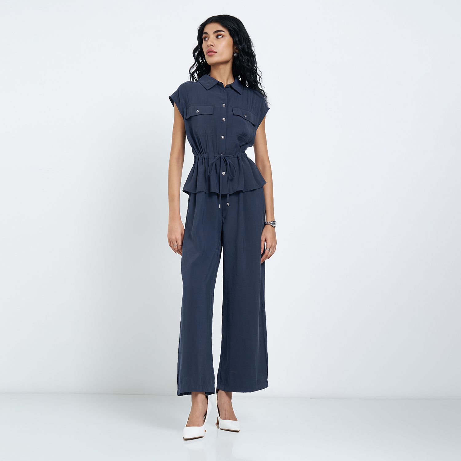 annabelle by pantaloons Solid Women Jumpsuit-picture-29