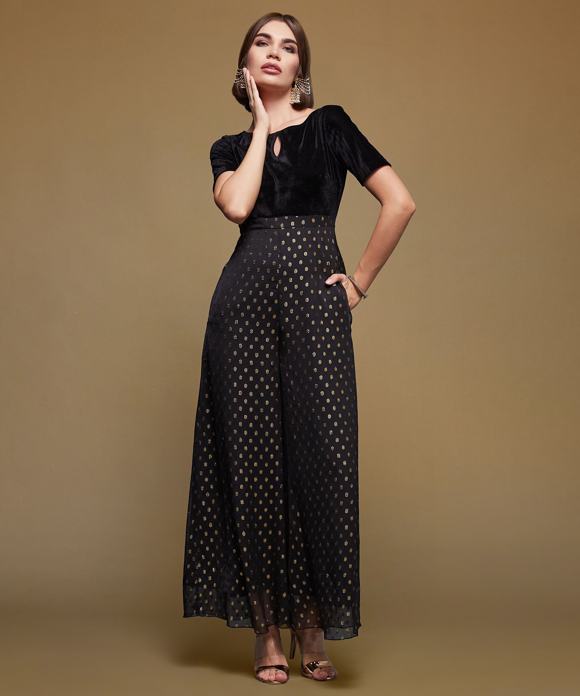 miss chase Self Design Women Jumpsuit-picture-30