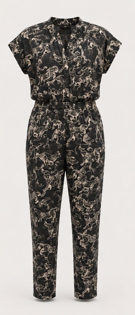 Animal Print Women Jumpsuit-image-32