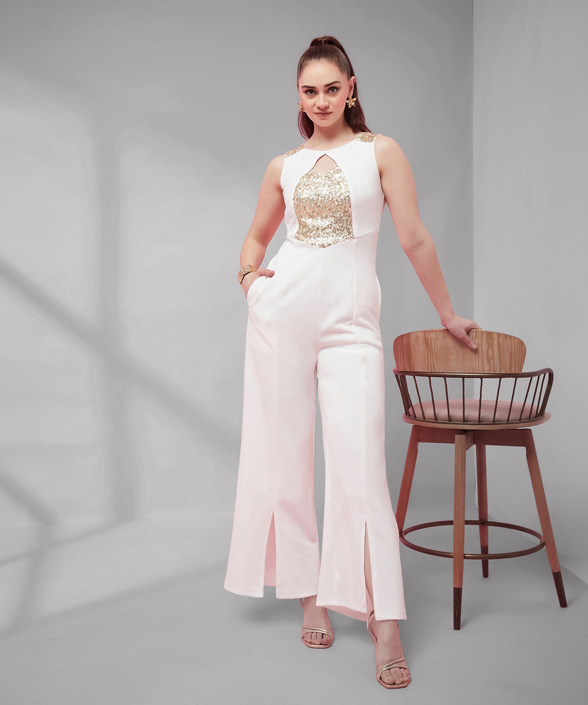 miss chase Solid Women Jumpsuit-picture-11