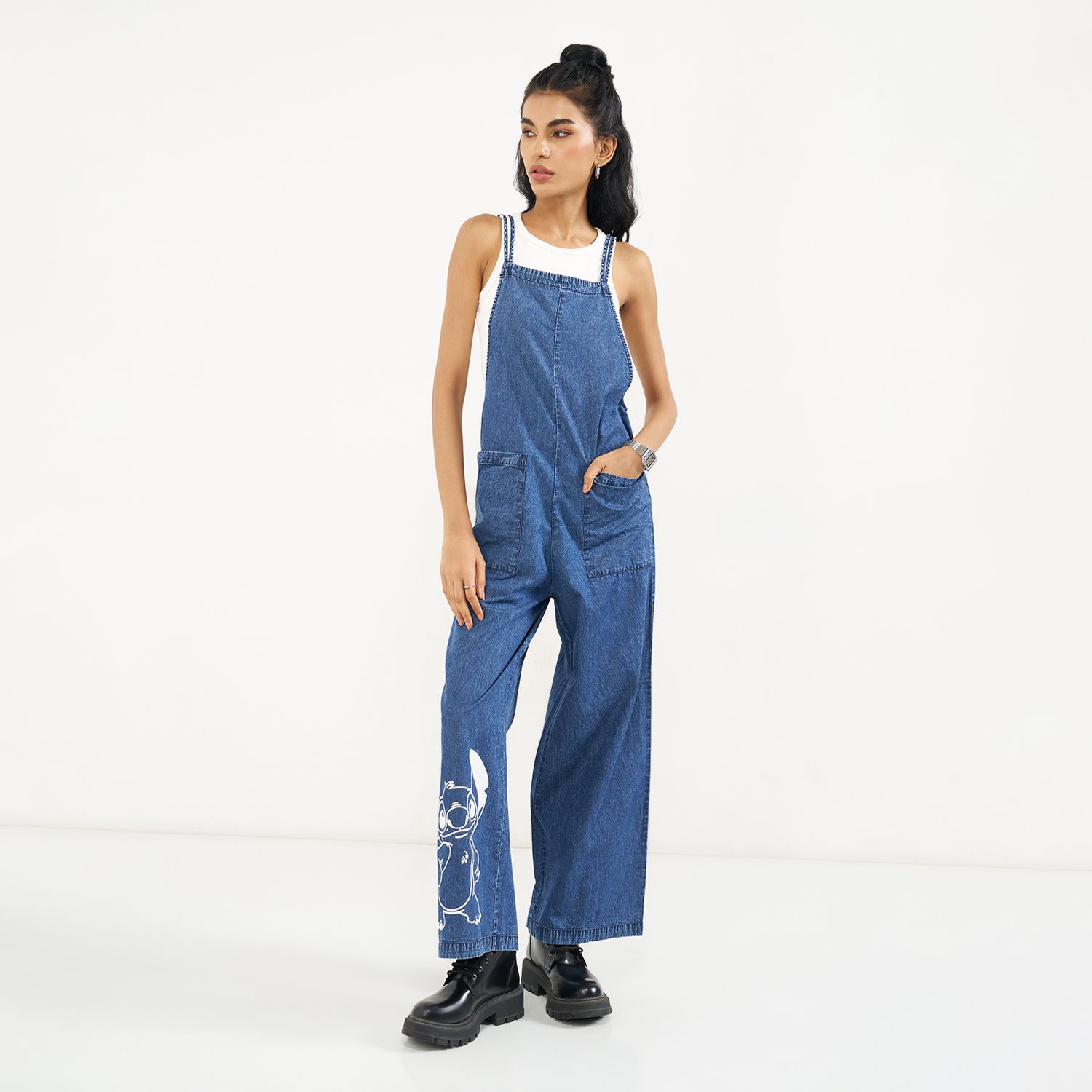 sf jeans by pantaloons Printed Women Jumpsuit-picture-14