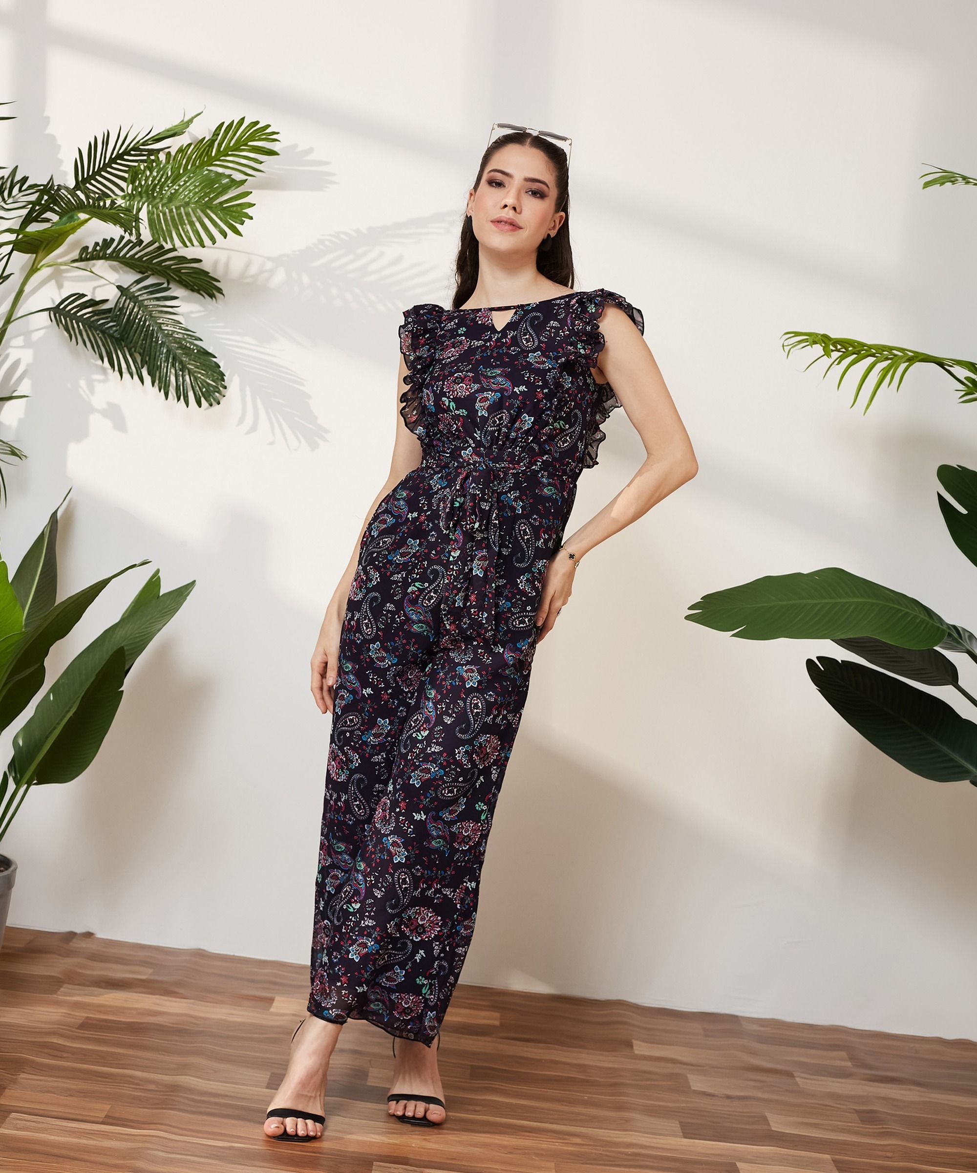 miss chase Floral Print Women Jumpsuit-picture-22