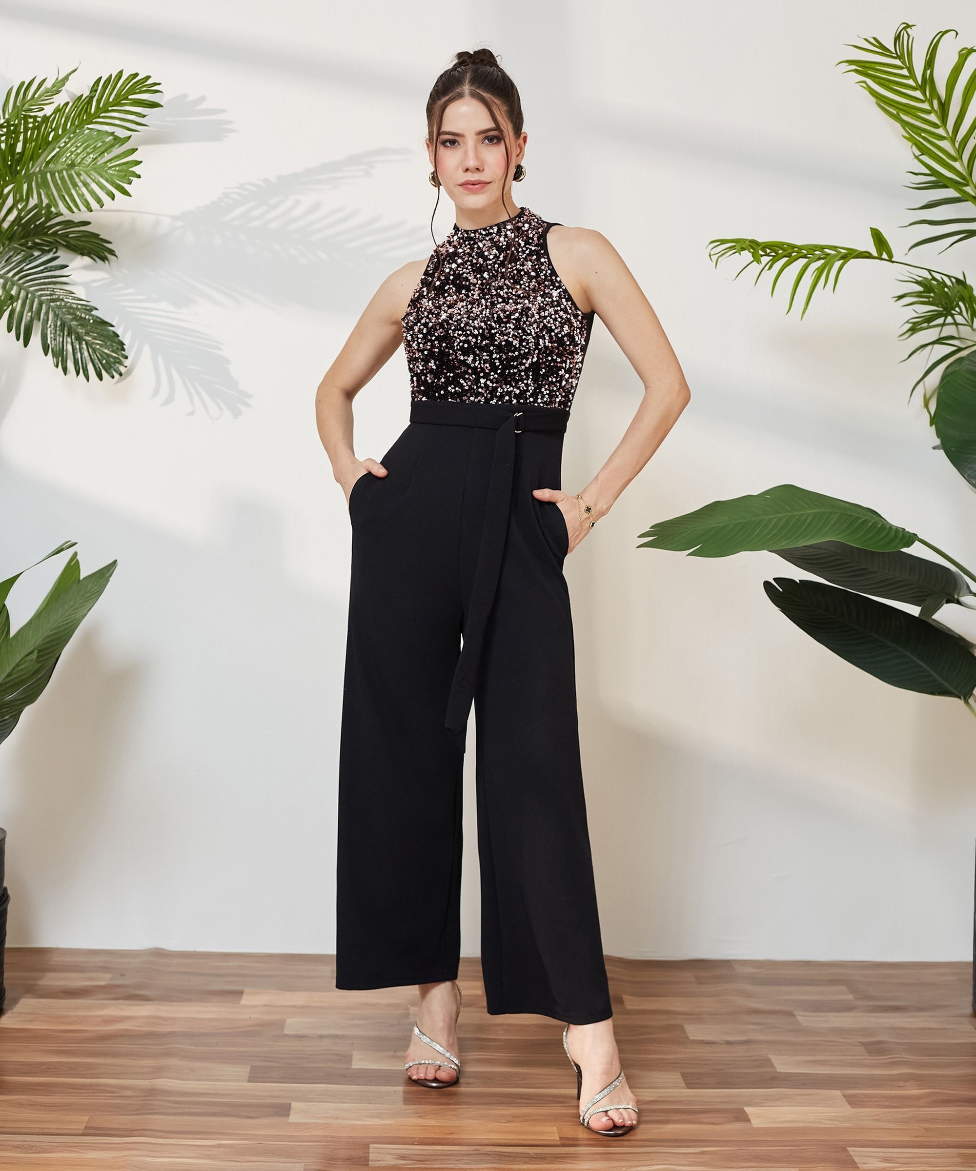 miss chase Embellished Women Jumpsuit-picture-38