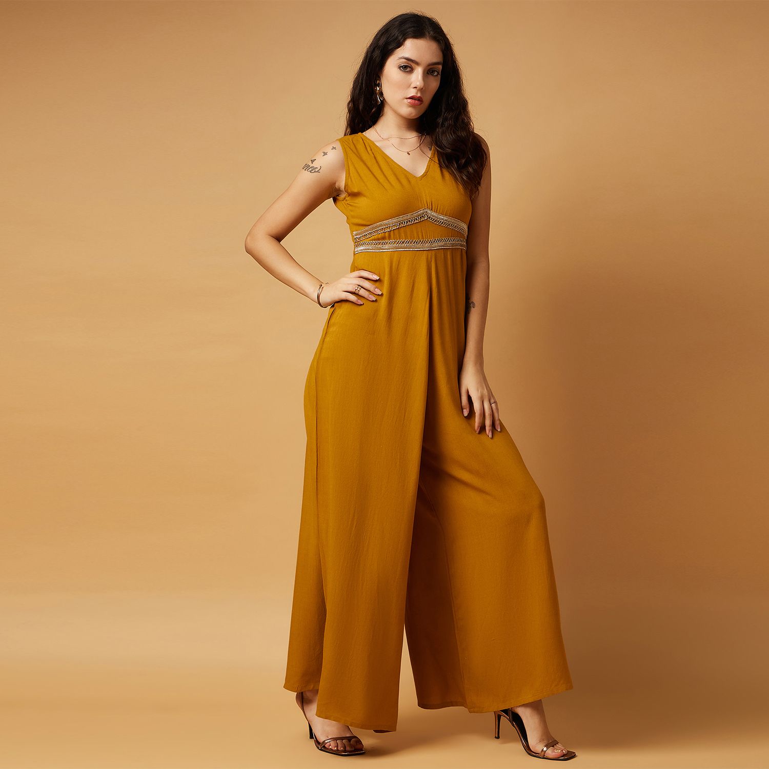 Embellished Women Jumpsuit-image-5