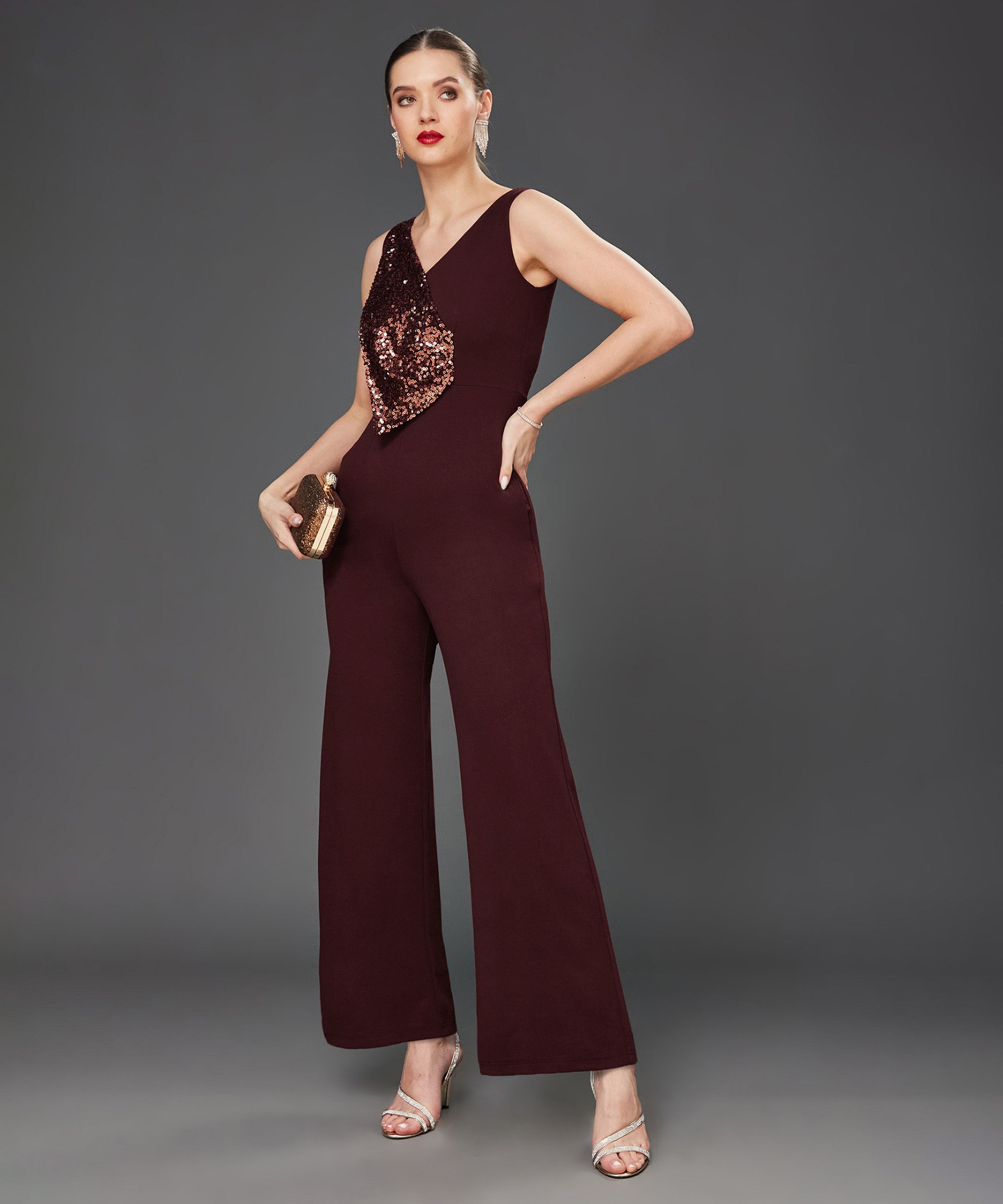 miss chase Solid Women Jumpsuit-picture-13