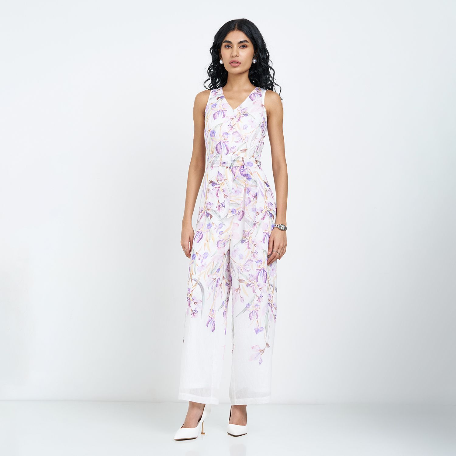 annabelle by pantaloons Floral Print Women Jumpsuit-picture-18