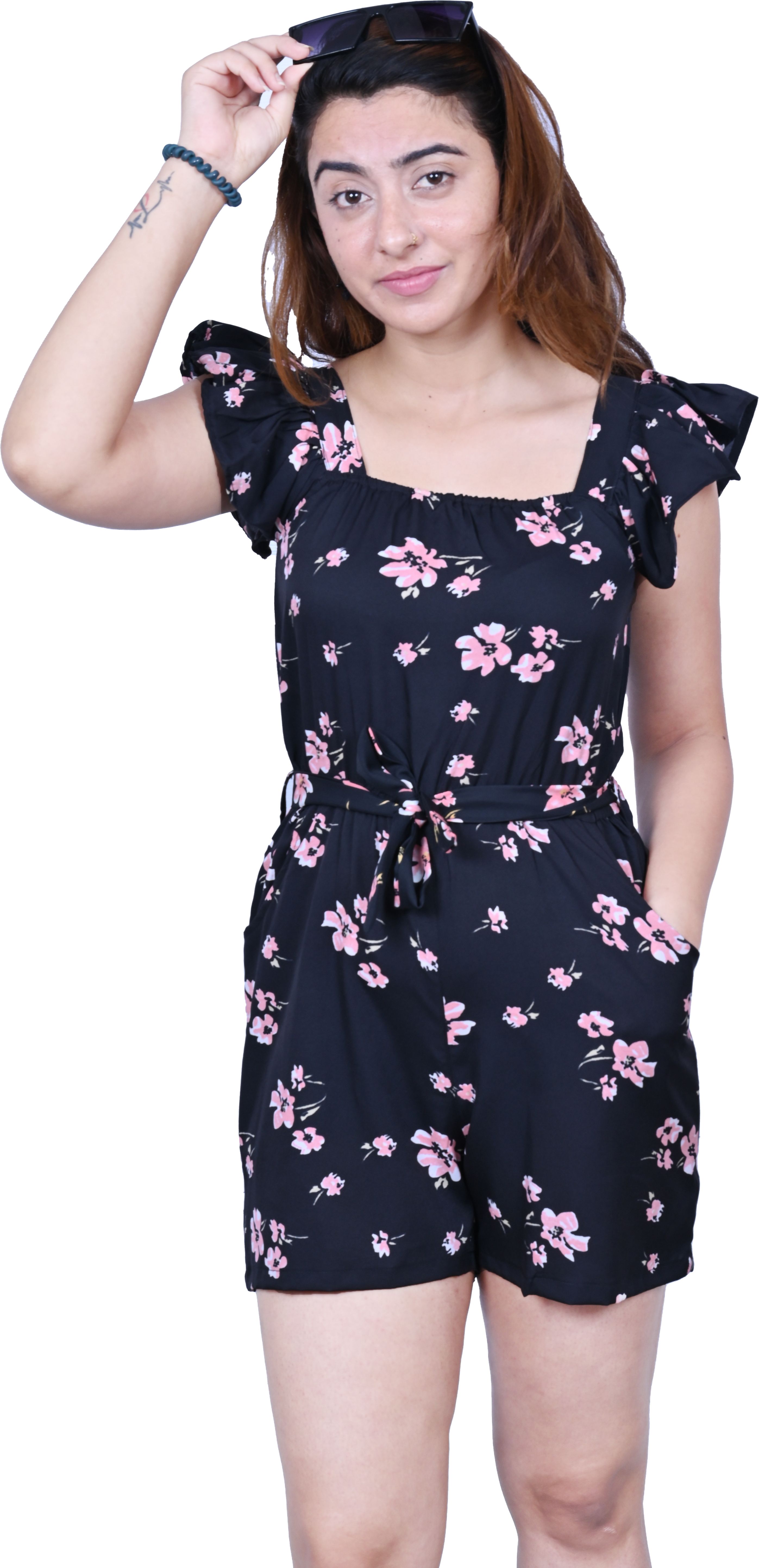 hainah Floral Print Women Jumpsuit-picture-25