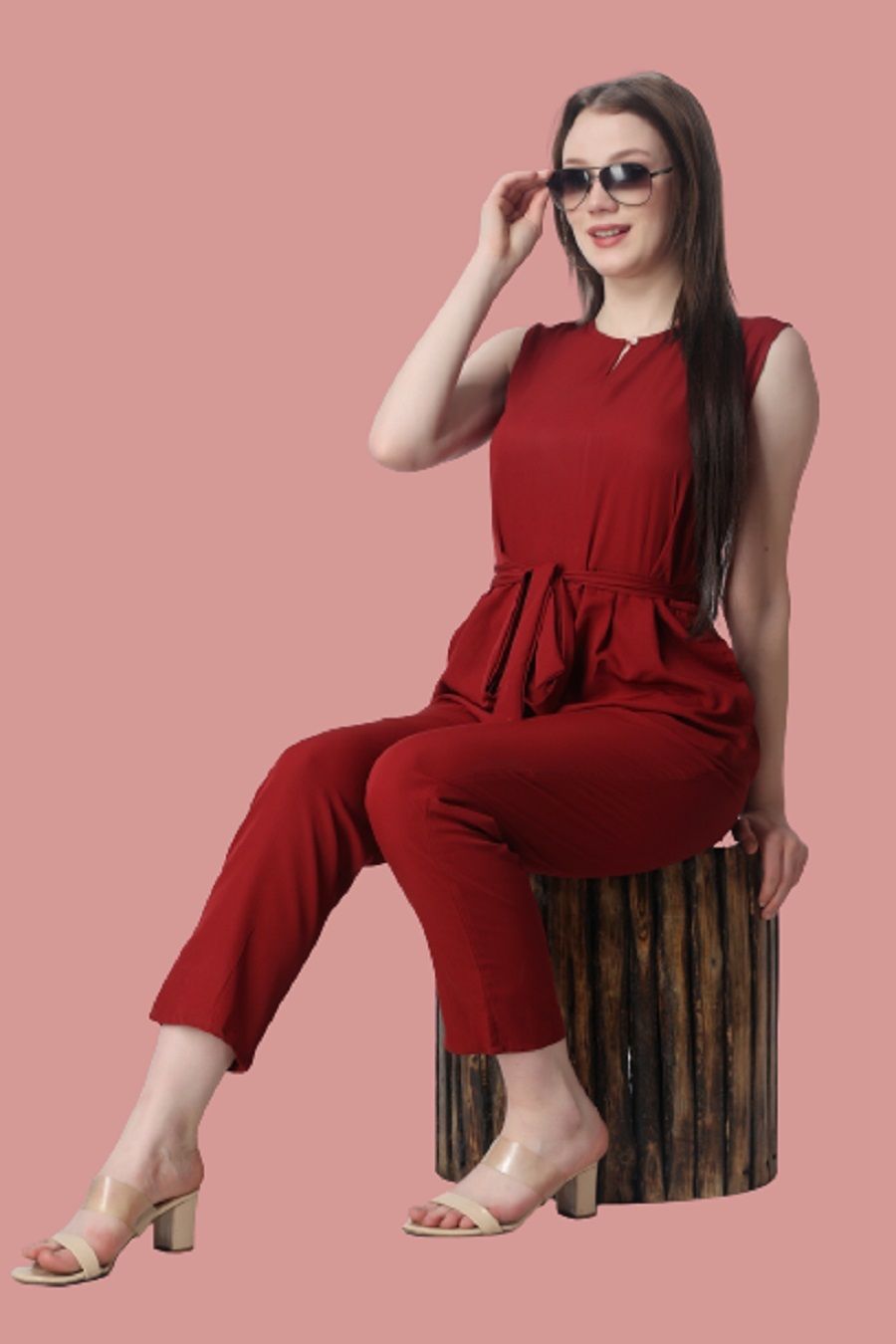 lace it Solid Women Jumpsuit-picture-13