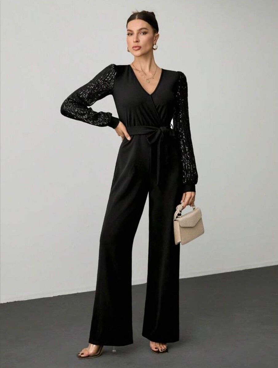 cajuni Embellished, Solid Women Jumpsuit-picture-39
