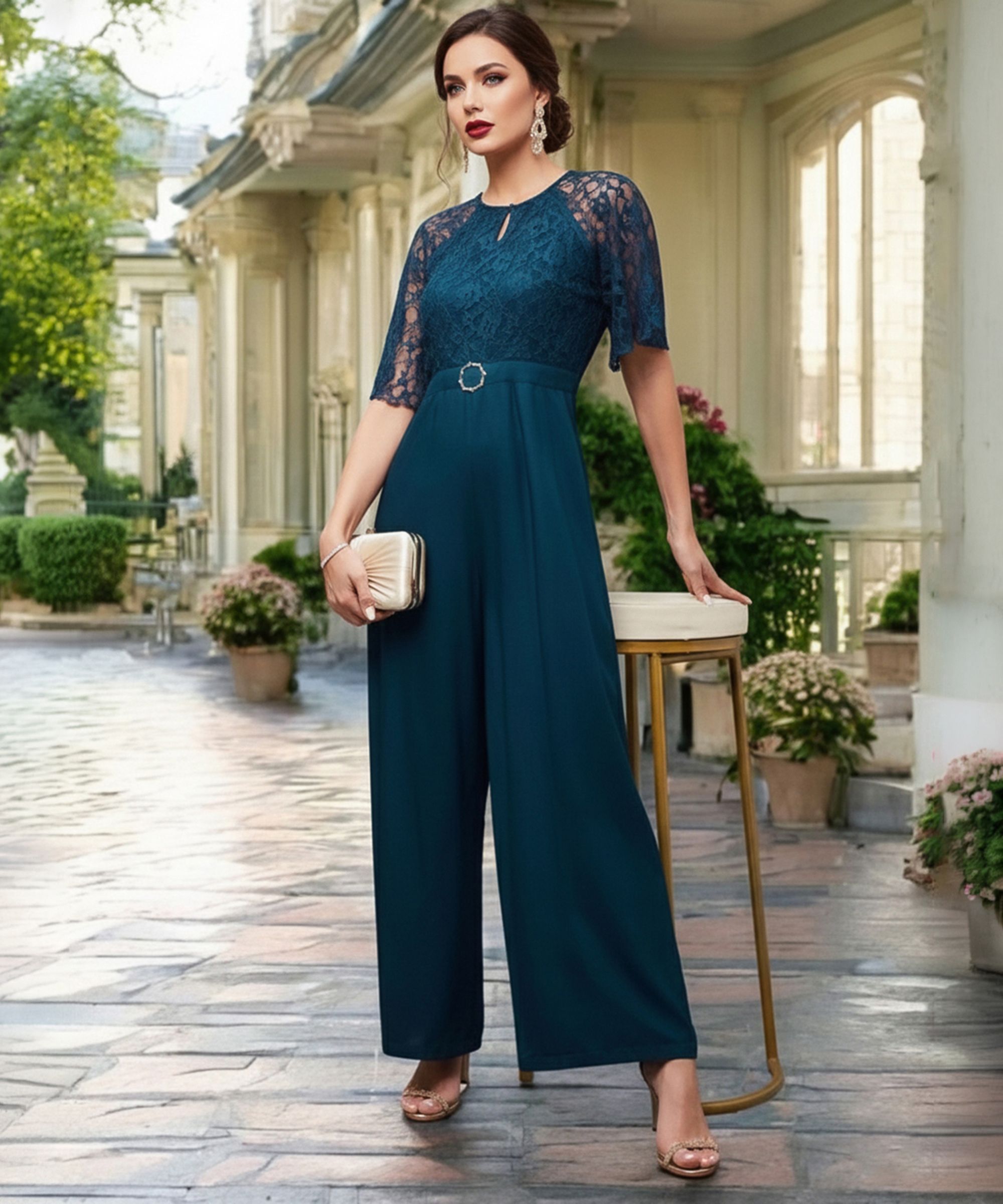 miss chase Self Design Women Jumpsuit-picture-15