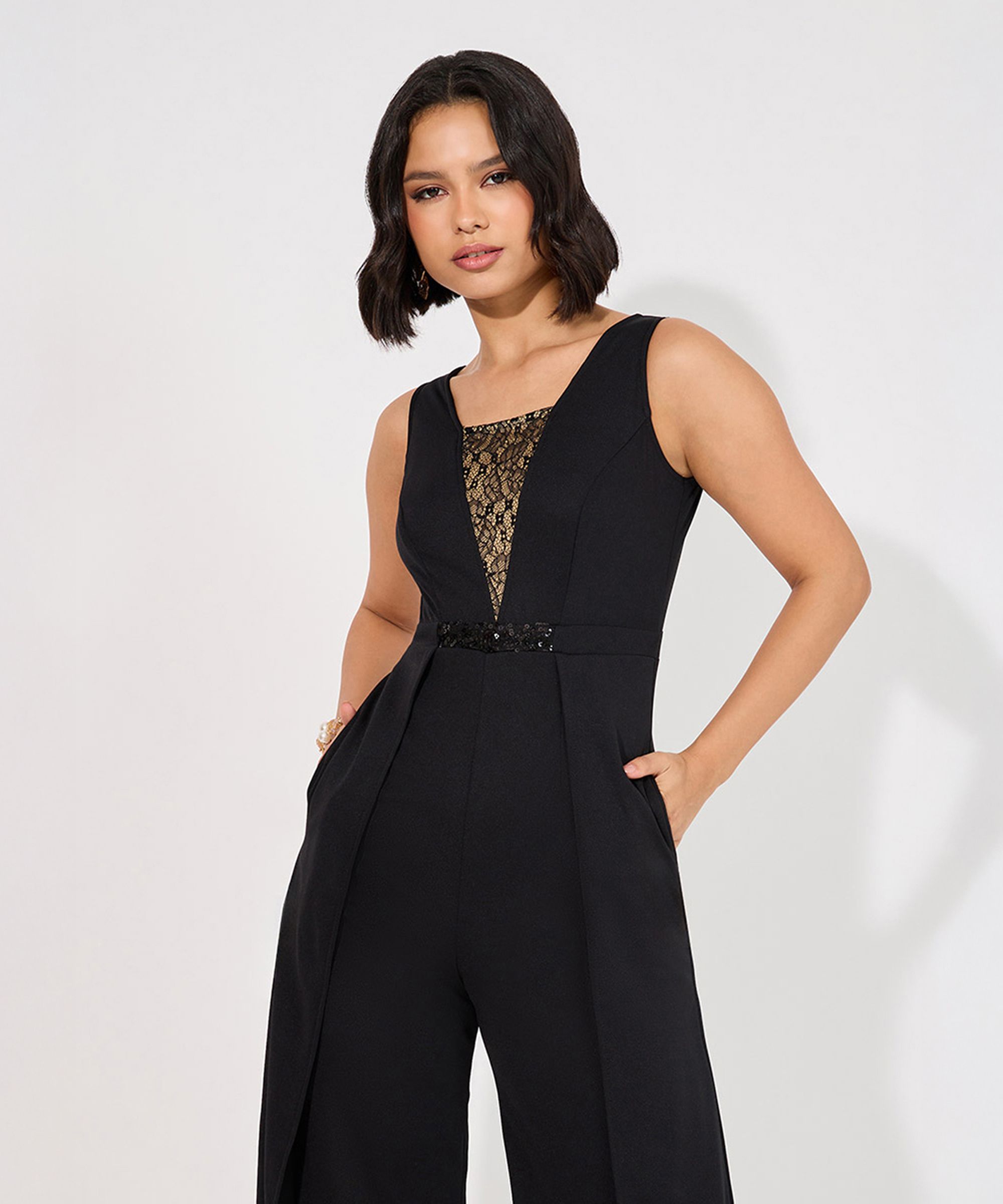 miss chase Embellished Women Jumpsuit-picture-18