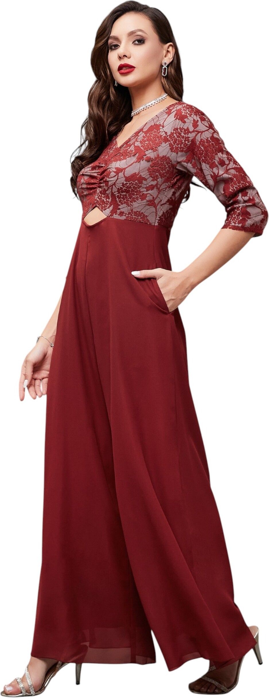 miss chase Self Design Women Jumpsuit-picture-27