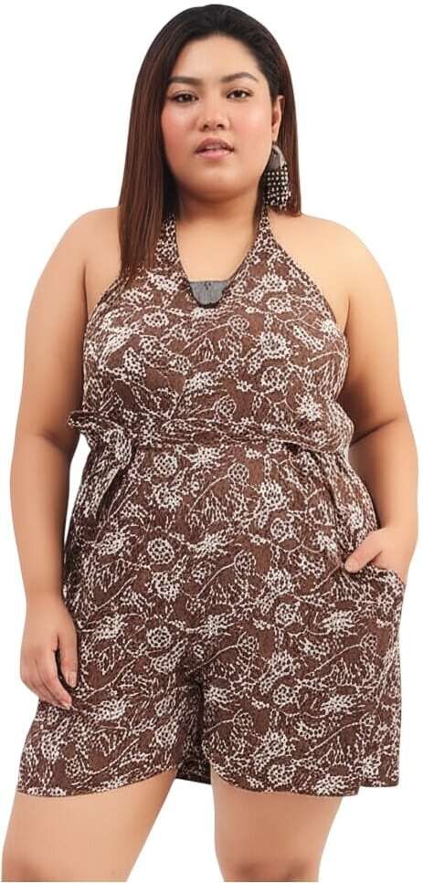 bedazzle Floral Print Women Jumpsuit-picture-10
