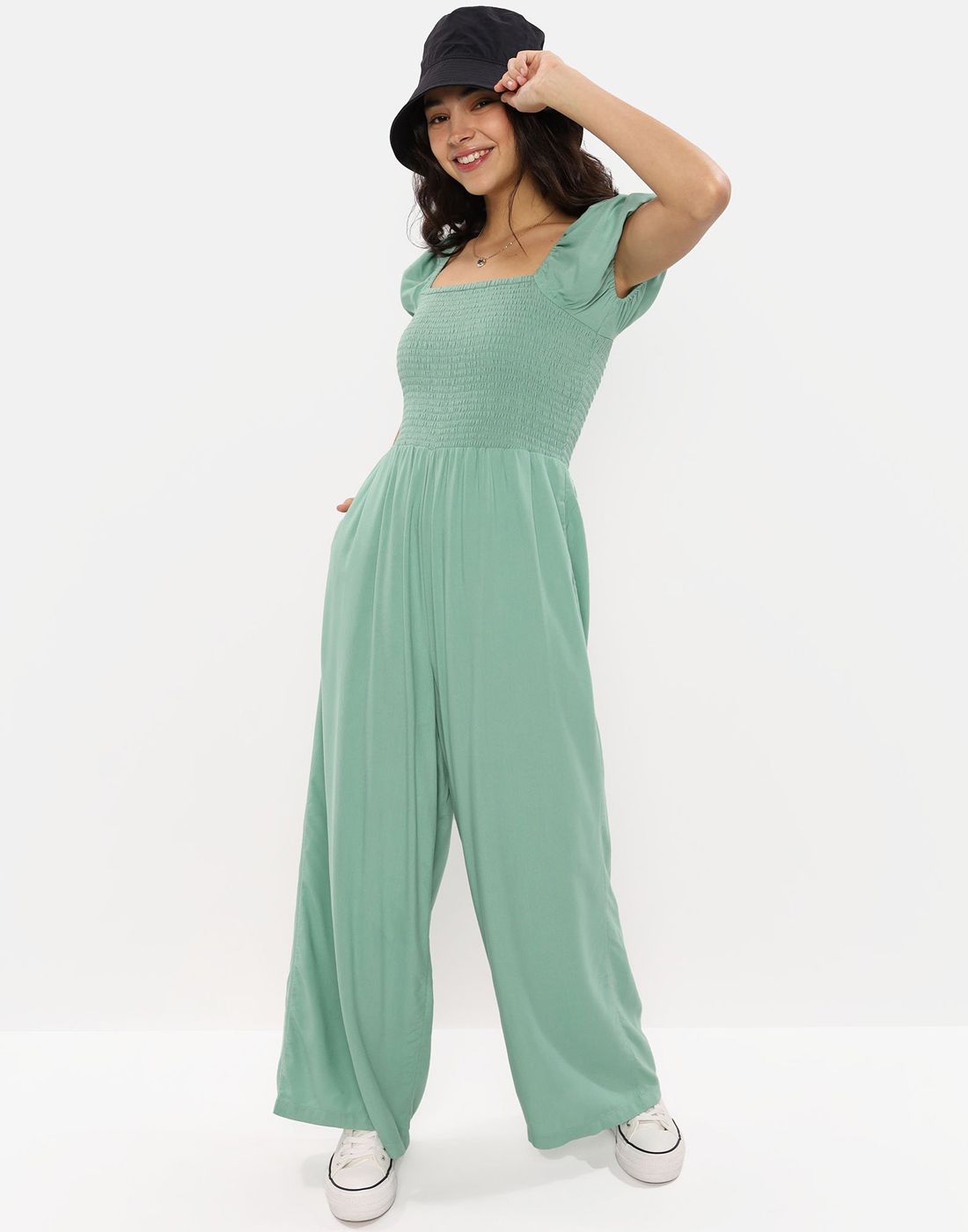 american eagle Solid Women Jumpsuit-picture-19