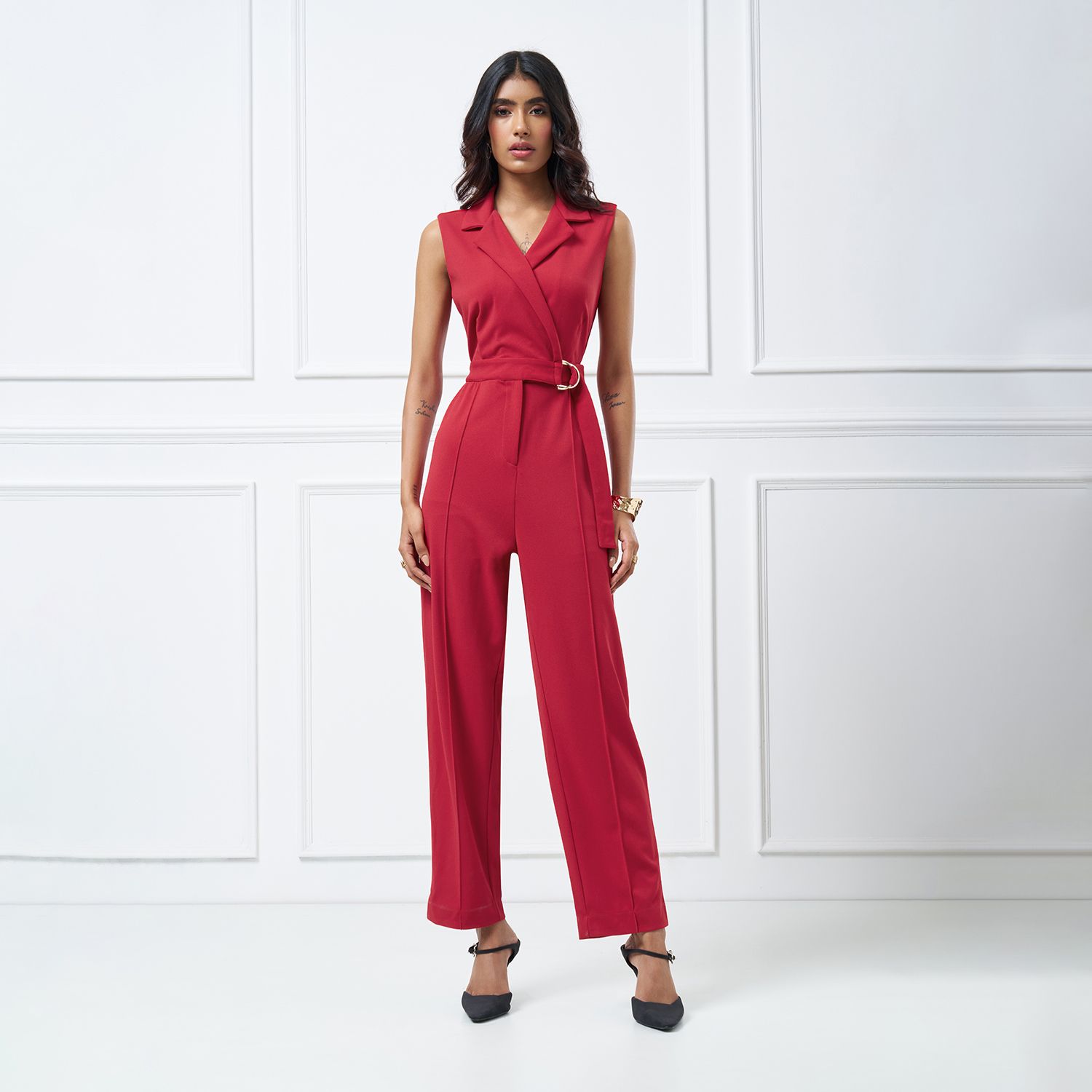 annabelle by pantaloons Solid Women Jumpsuit-picture-33