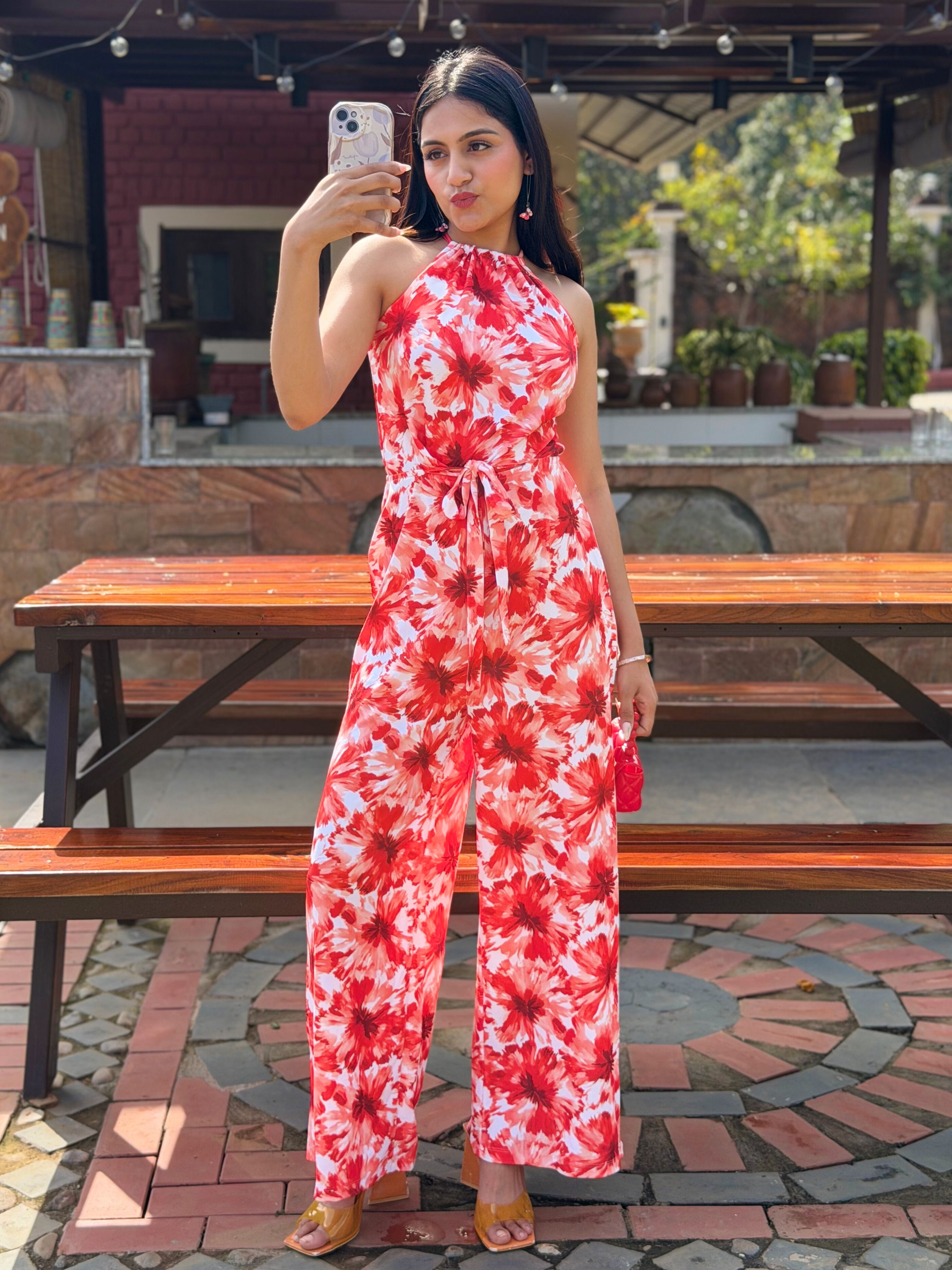 tandul Floral Print Women Jumpsuit-picture-37