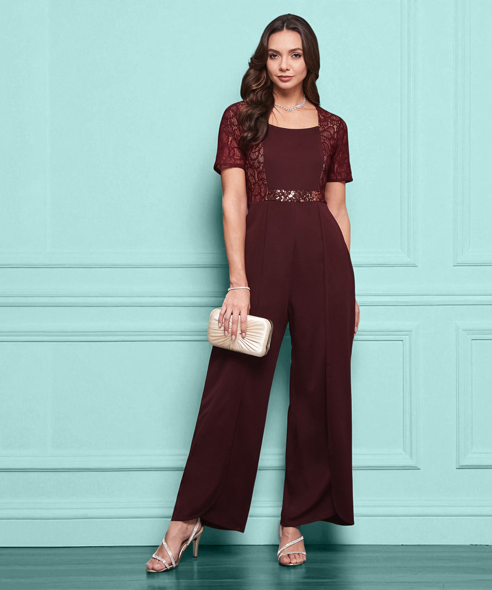 miss chase Self Design Women Jumpsuit-picture-34