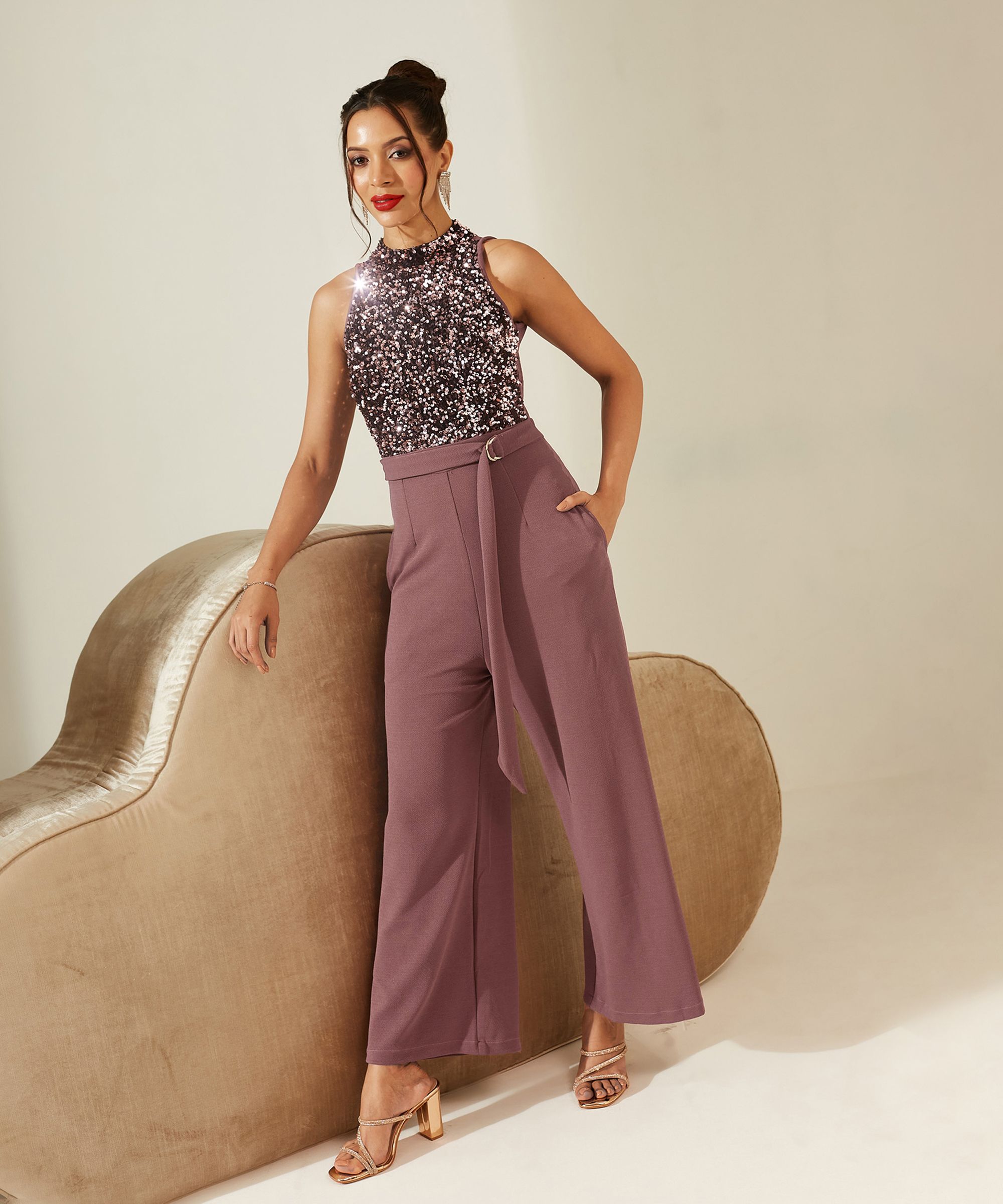 miss chase Embellished Women Jumpsuit-picture-37