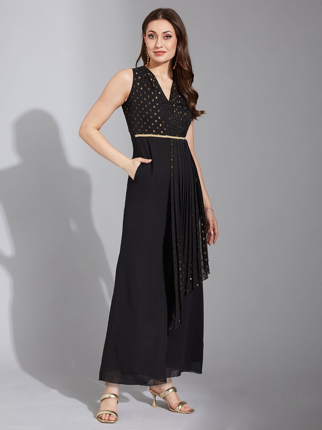 life with pockets Self Design Women Jumpsuit-picture-14