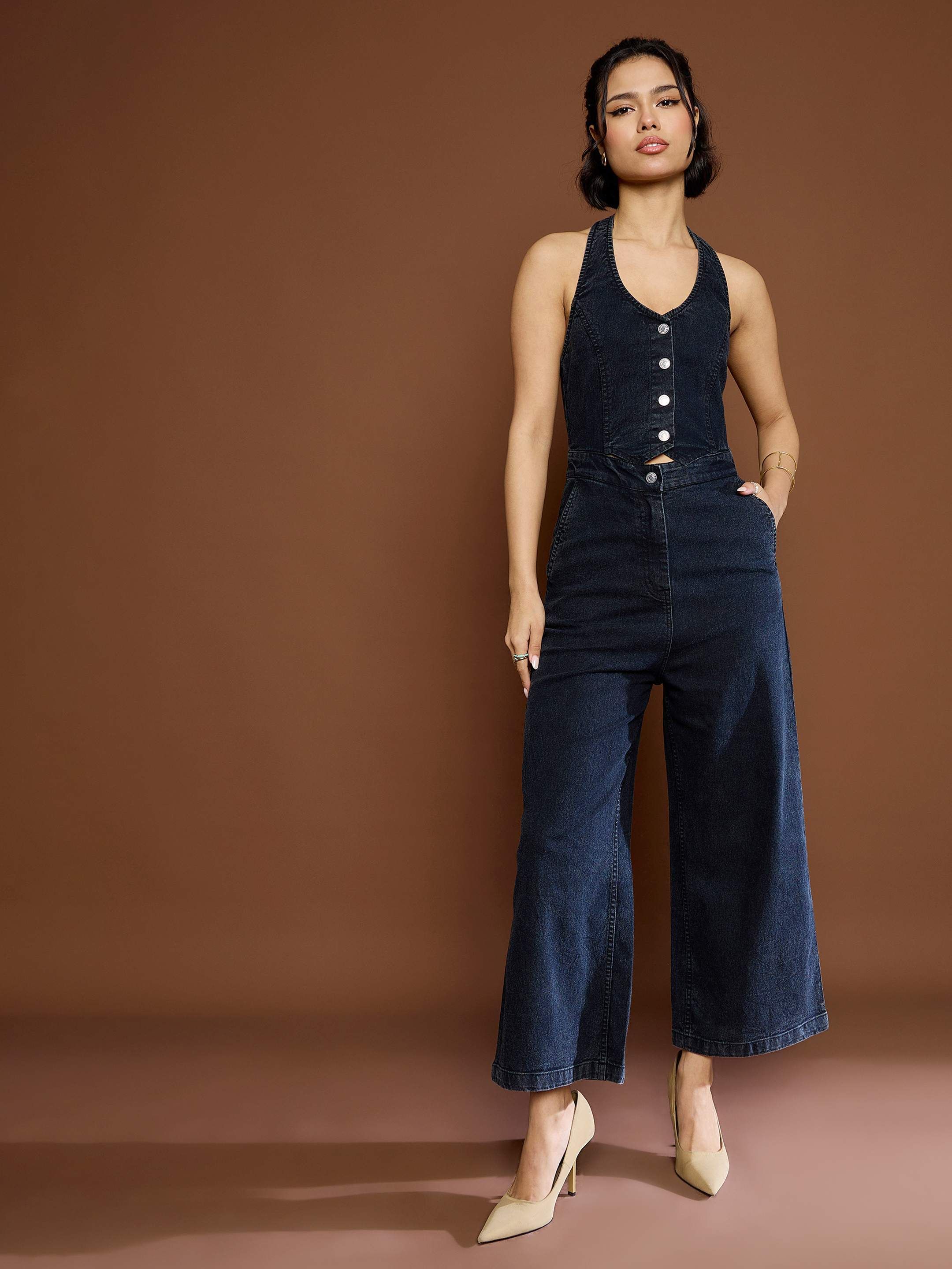 sassafras Solid Women Jumpsuit-picture-18