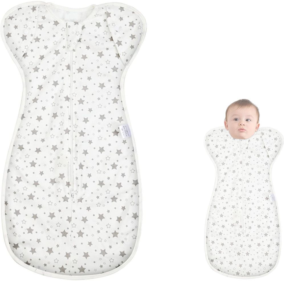 lqz Soft Cotton Baby Swaddle Wrap for Newborns Arms Up Sleeping Bag Sleep Sack 0-3M Sleeping Bag-picture-16