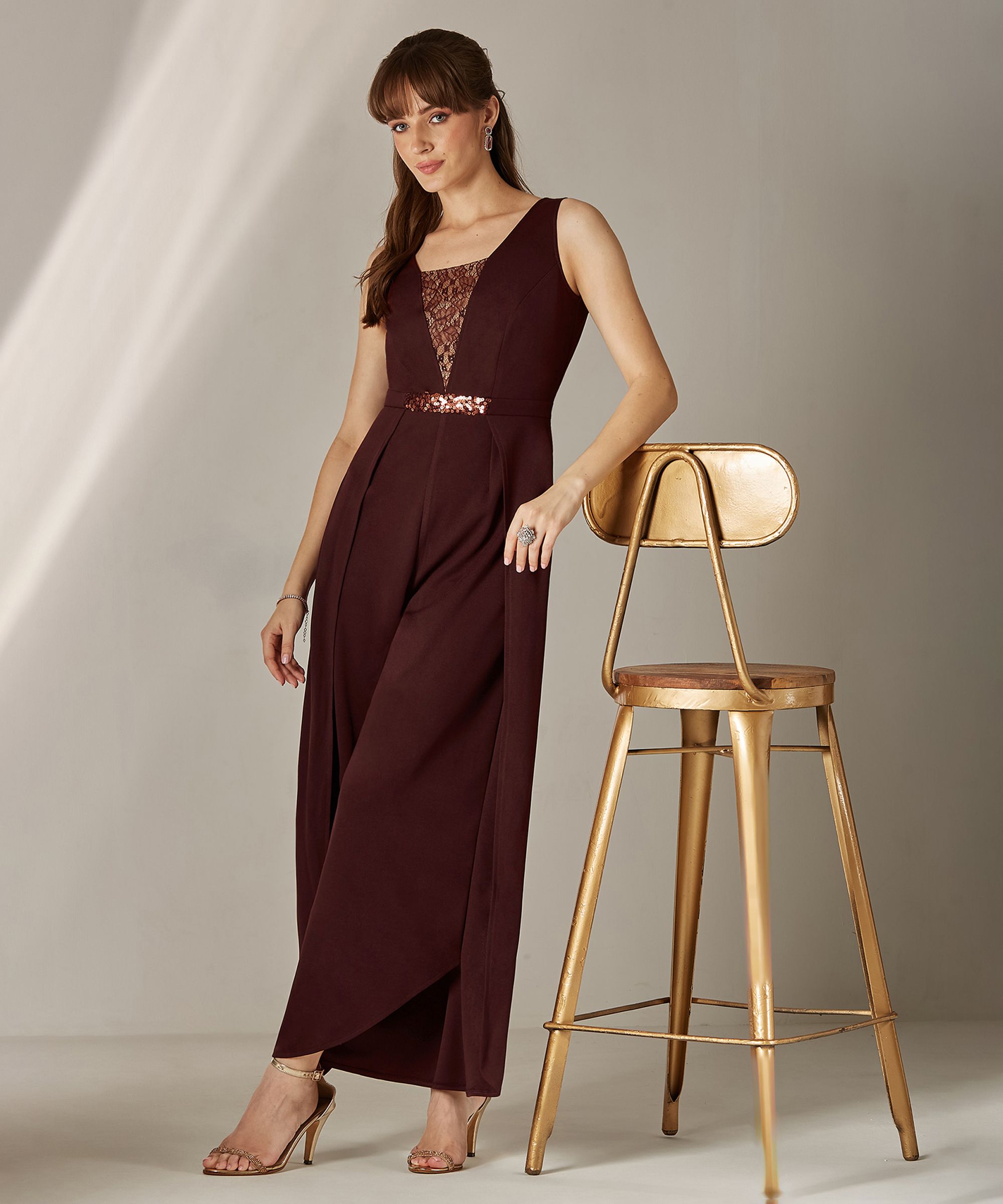 miss chase Self Design Women Jumpsuit-picture-43