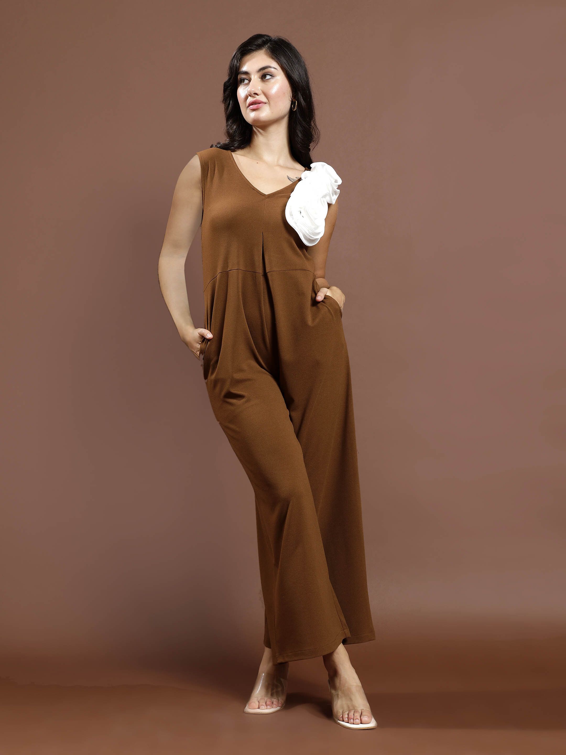athena Solid Women Jumpsuit-picture-18