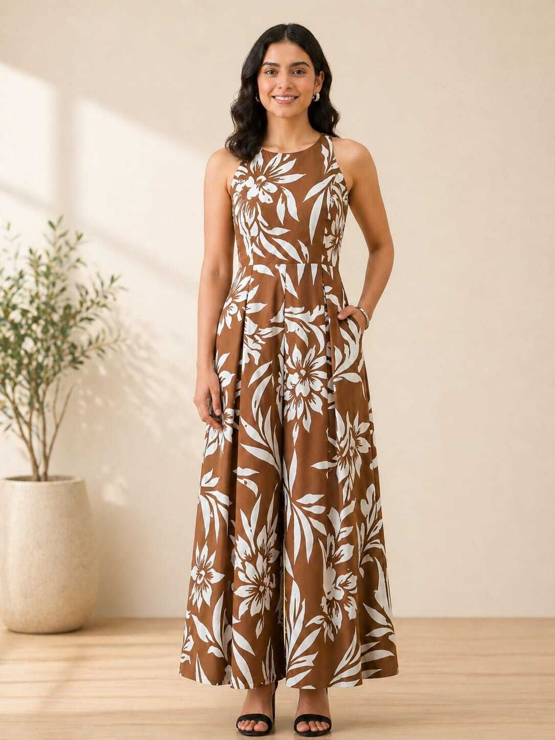 overchase Floral Print Women Jumpsuit-picture-42