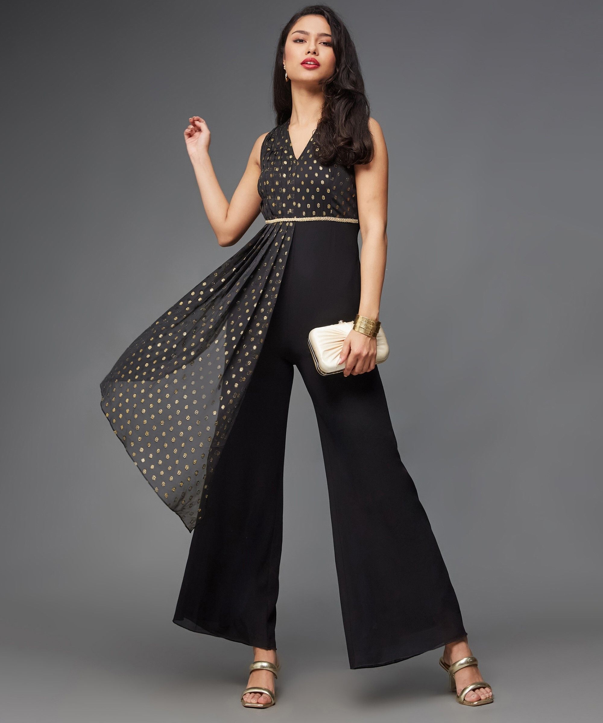 miss chase Self Design Women Jumpsuit-picture-16