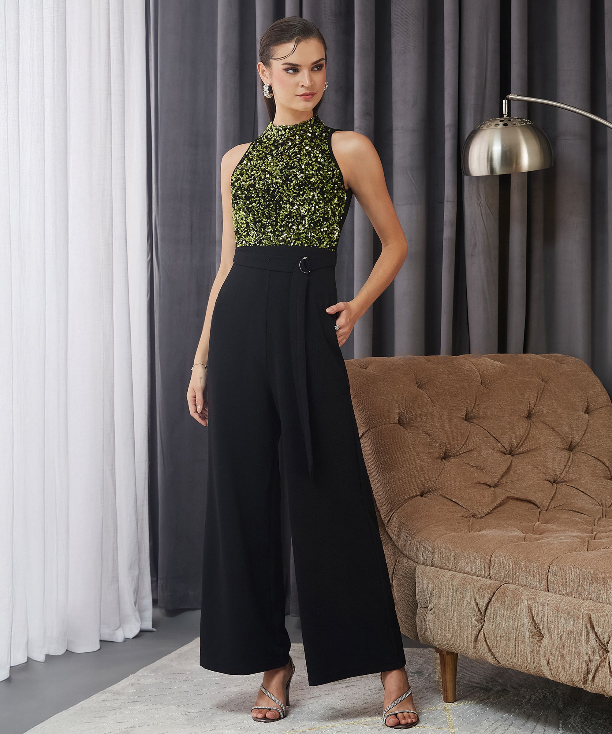 miss chase Embellished Women Jumpsuit-picture-17