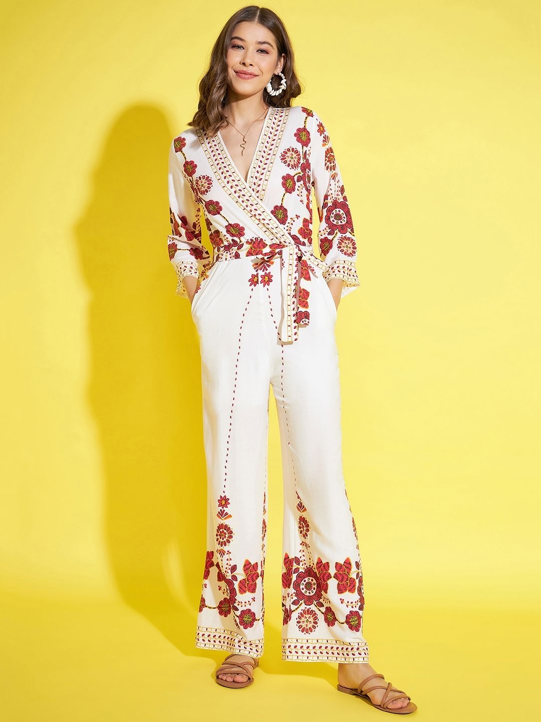 stylestone Floral Print Women Jumpsuit-picture-30