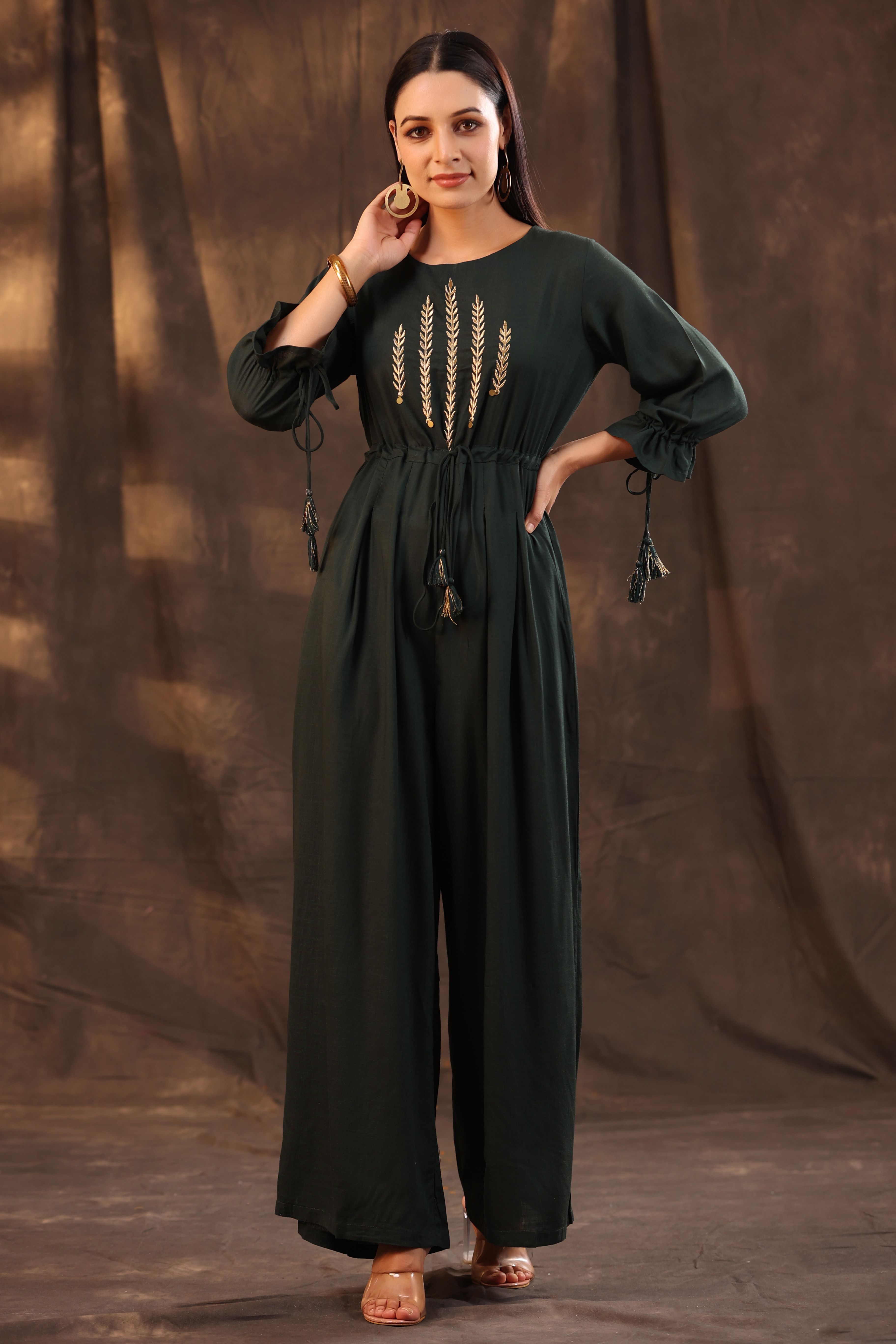 juniper Embroidered Women Jumpsuit-picture-19