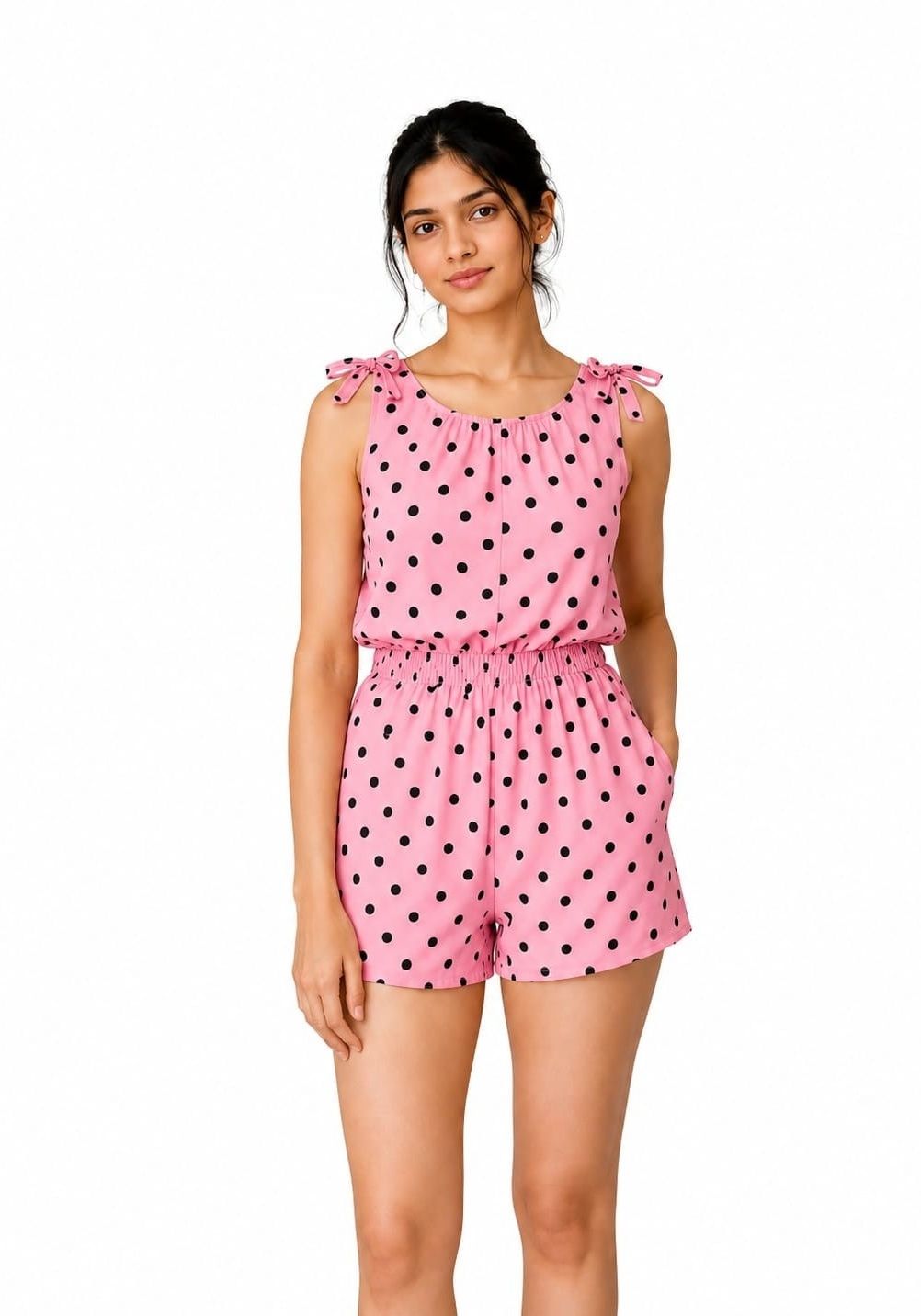 ujmaenterpries Polka Print Women Jumpsuit-picture-15