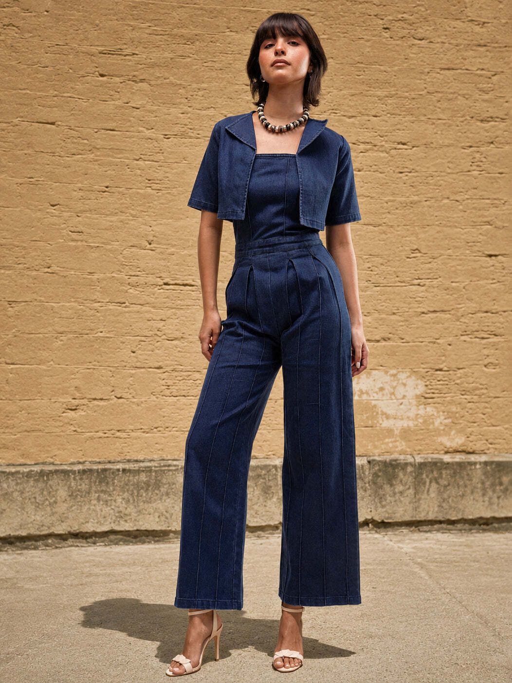 sassafras Solid Women Jumpsuit-picture-2