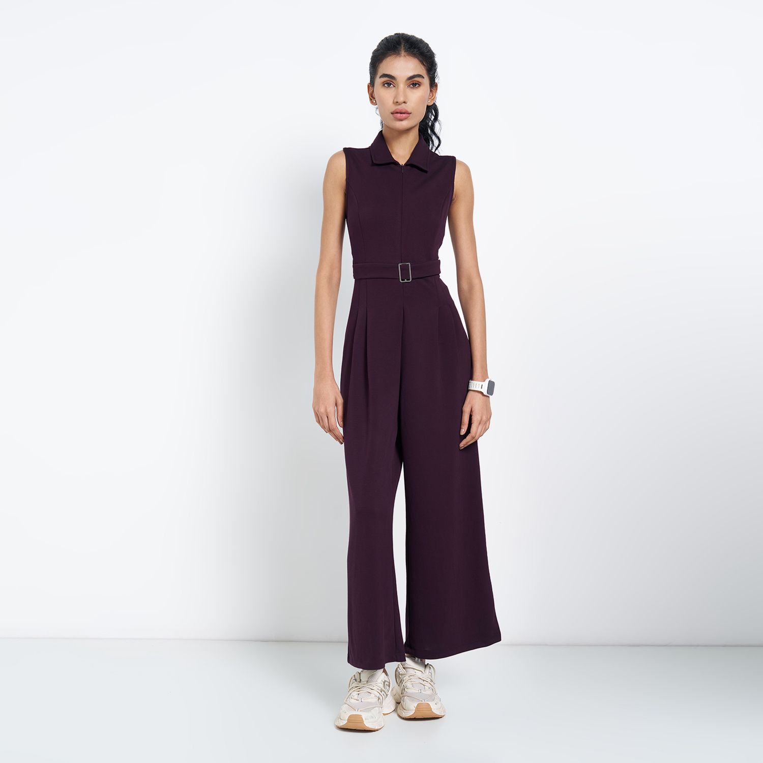 ajile by pantaloons Solid Women Jumpsuit-picture-16
