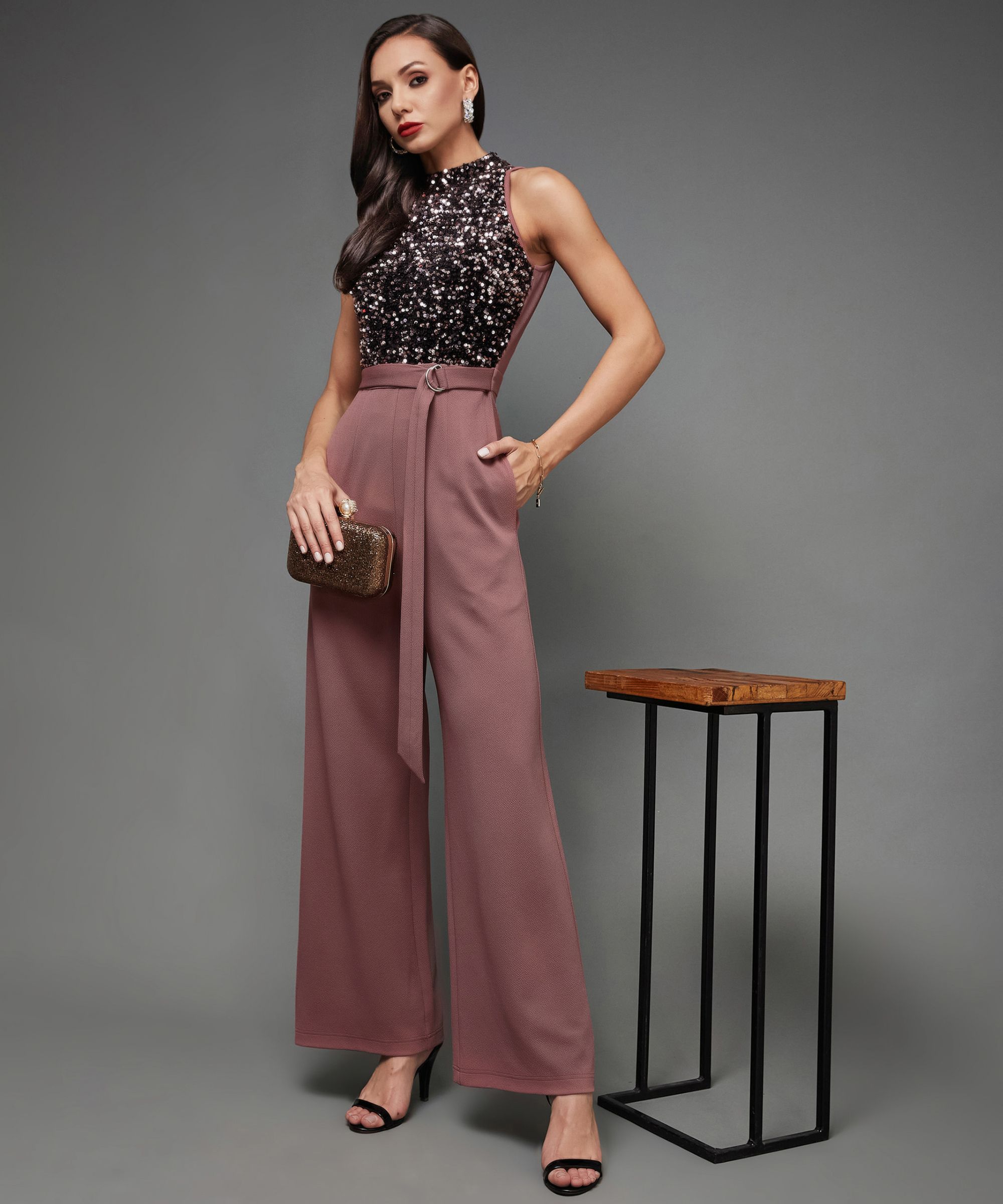 miss chase Embellished Women Jumpsuit-picture-39