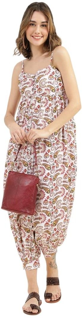 Floral Print Women Jumpsuit-image-9