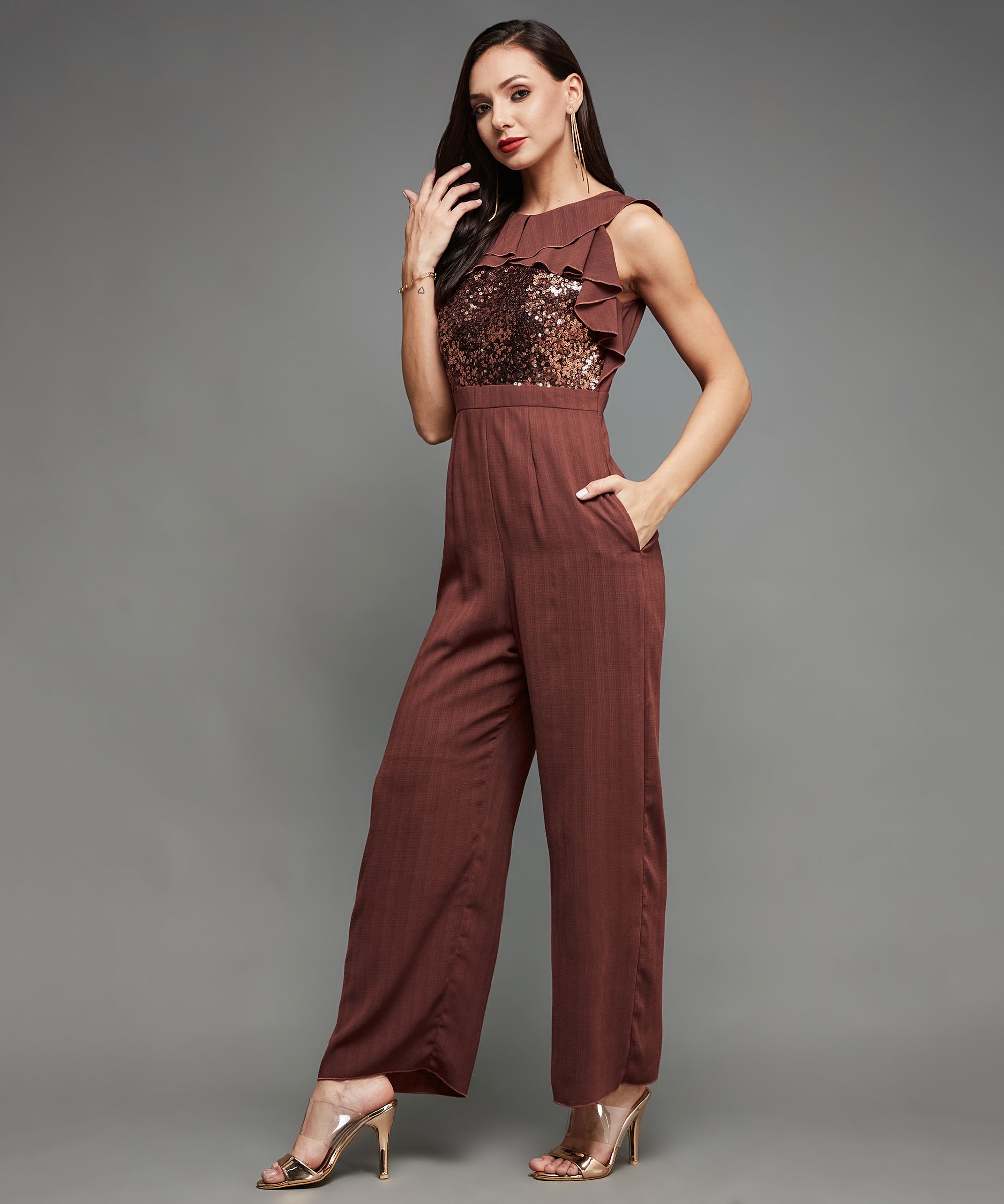 miss chase Embellished Women Jumpsuit-picture-38