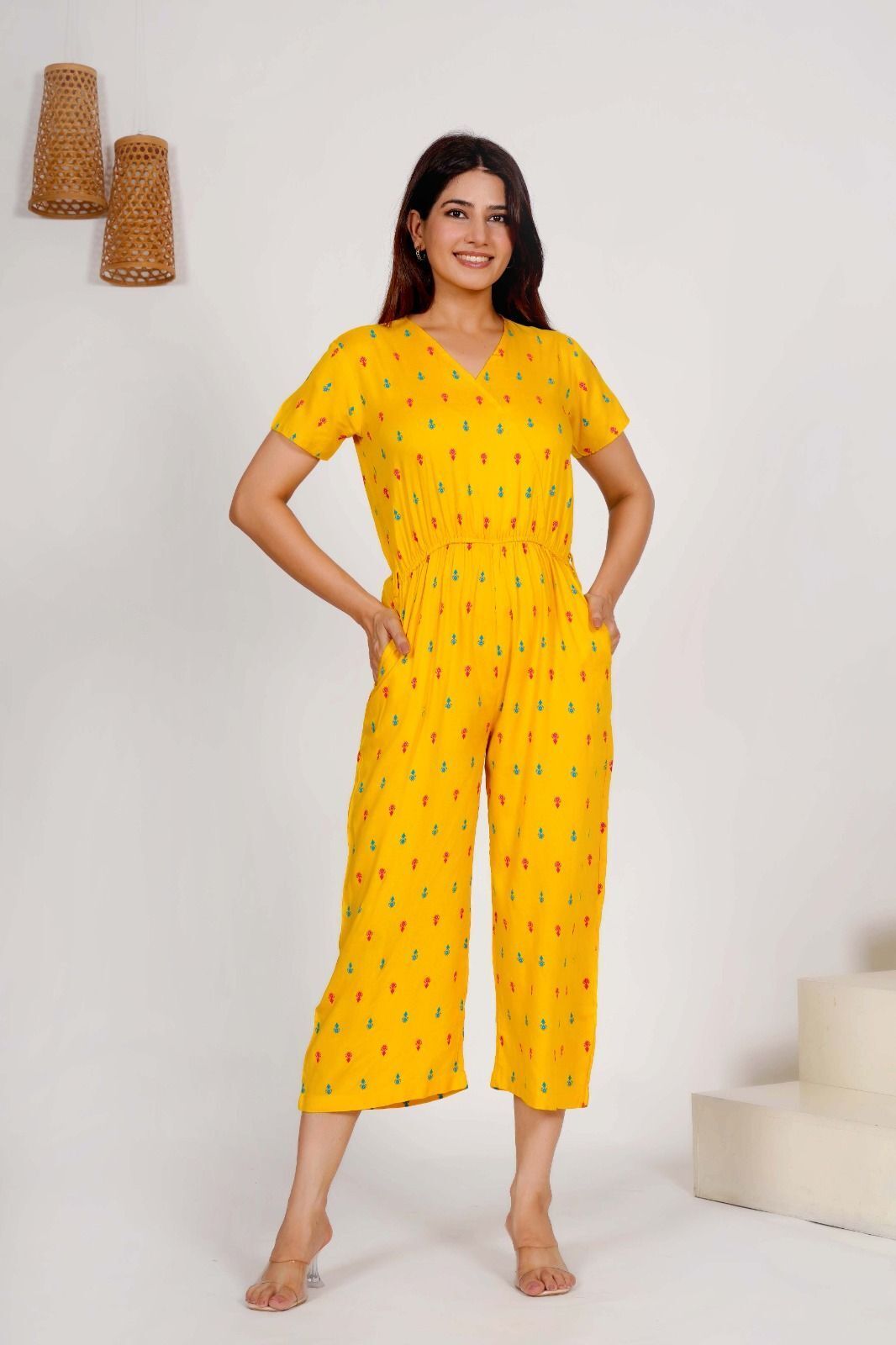 jivika creation Floral Print Women Jumpsuit-picture-19