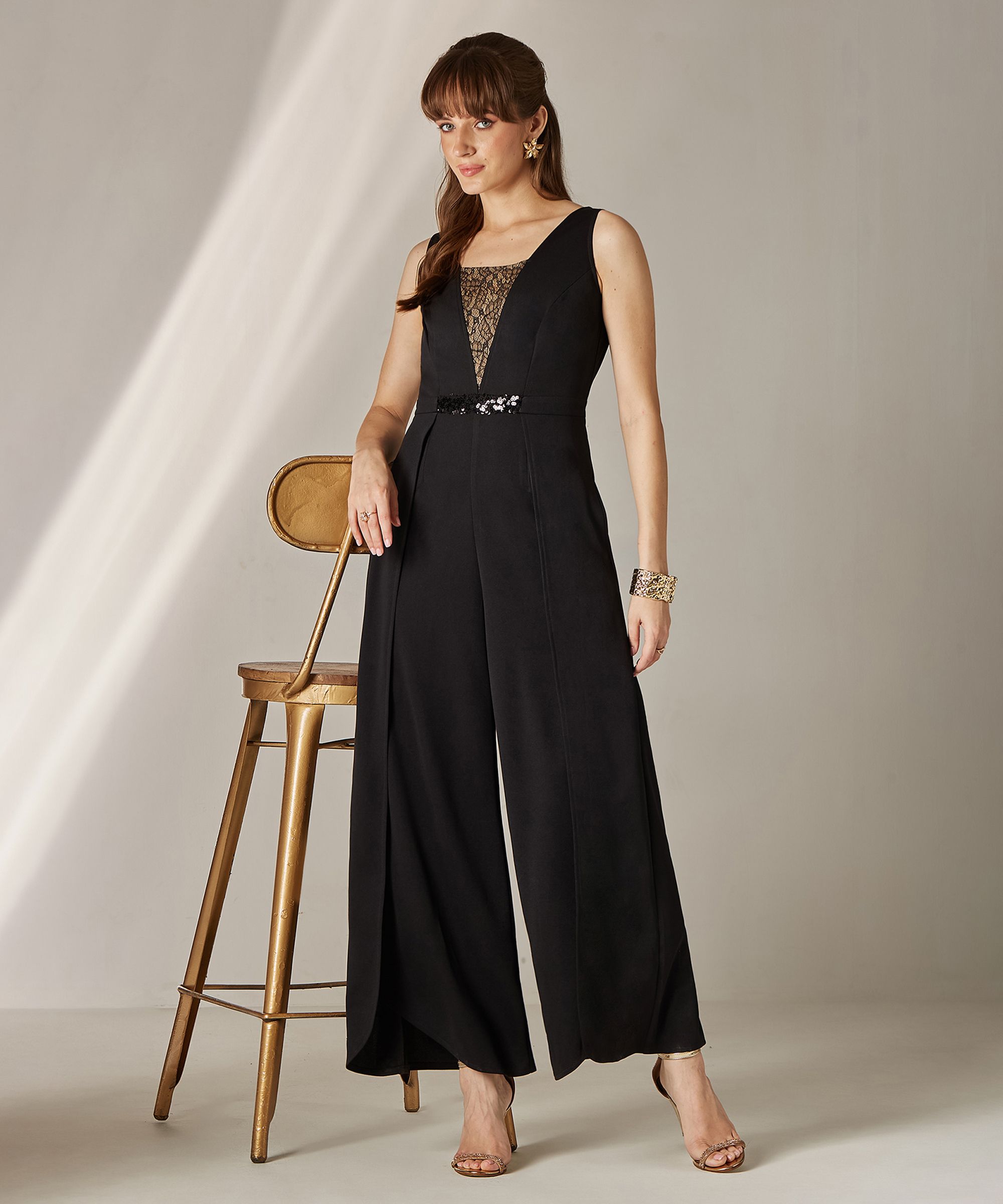 miss chase Self Design Women Jumpsuit-picture-16