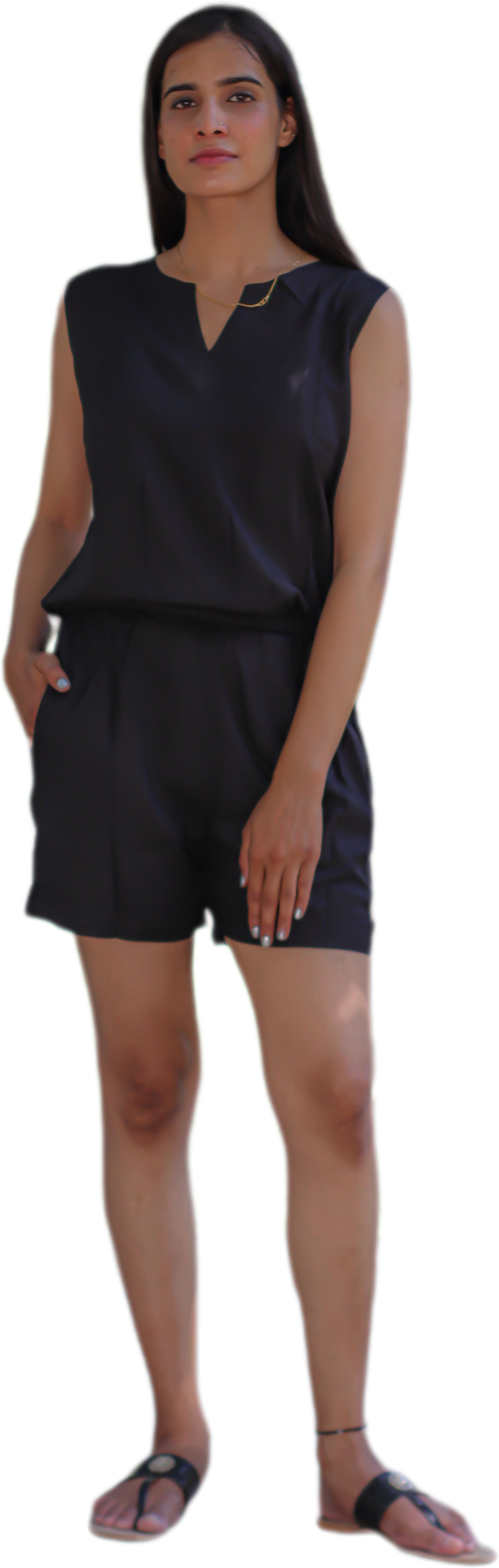 stitch plus Solid Women Jumpsuit-picture-28